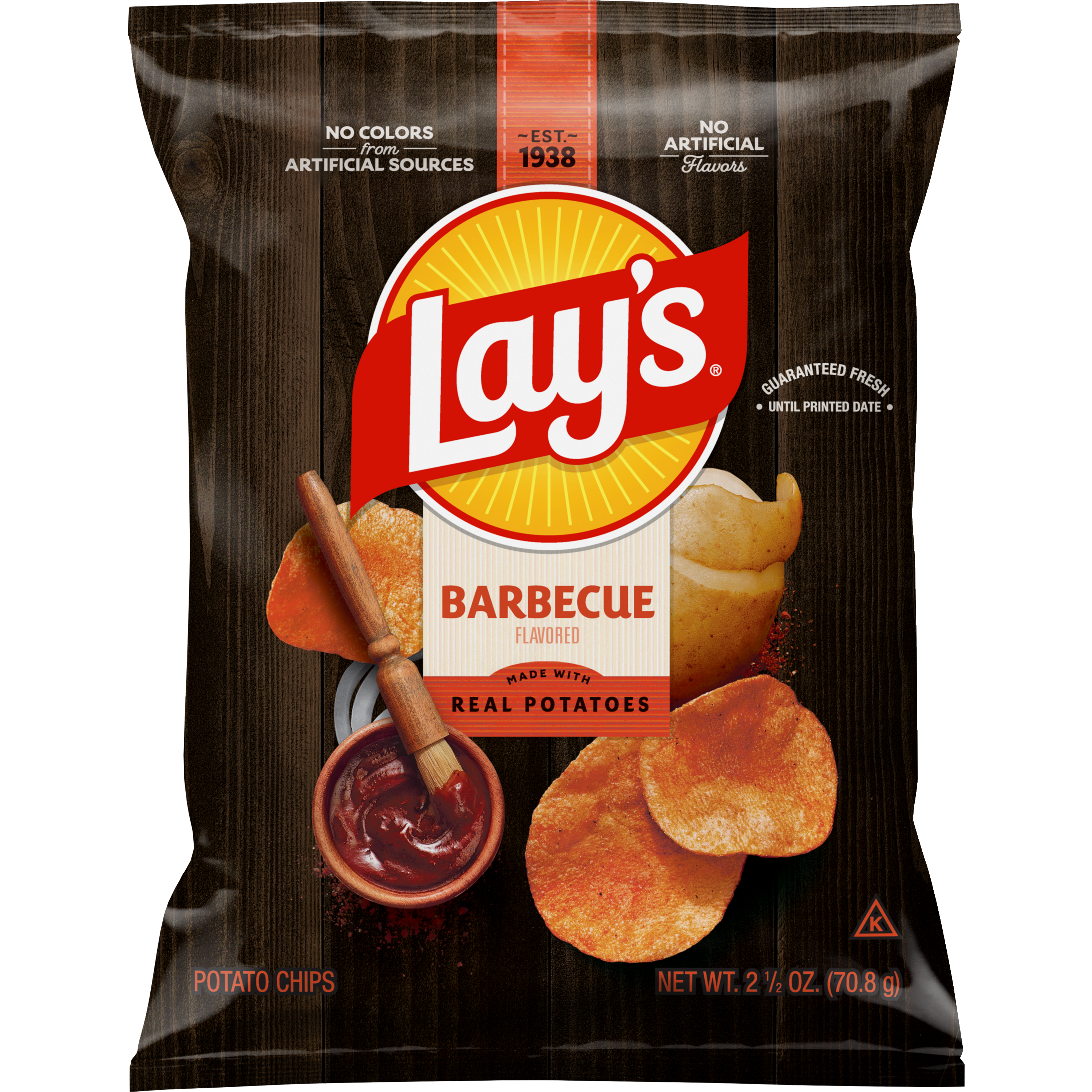 Lay's, Barbecue Flavored, Potato Chips