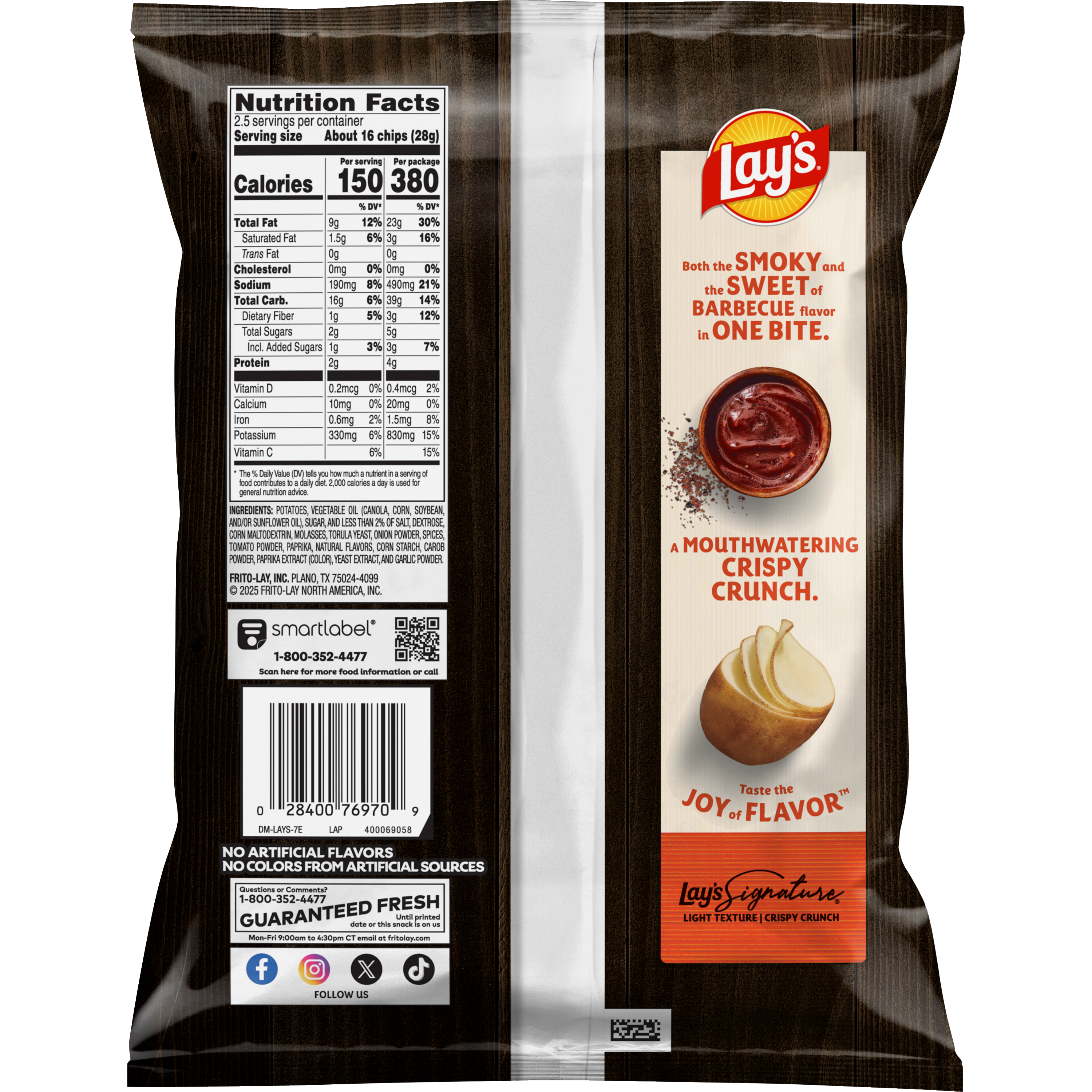 Lay's, Barbecue Flavored, Potato Chips thumbnail