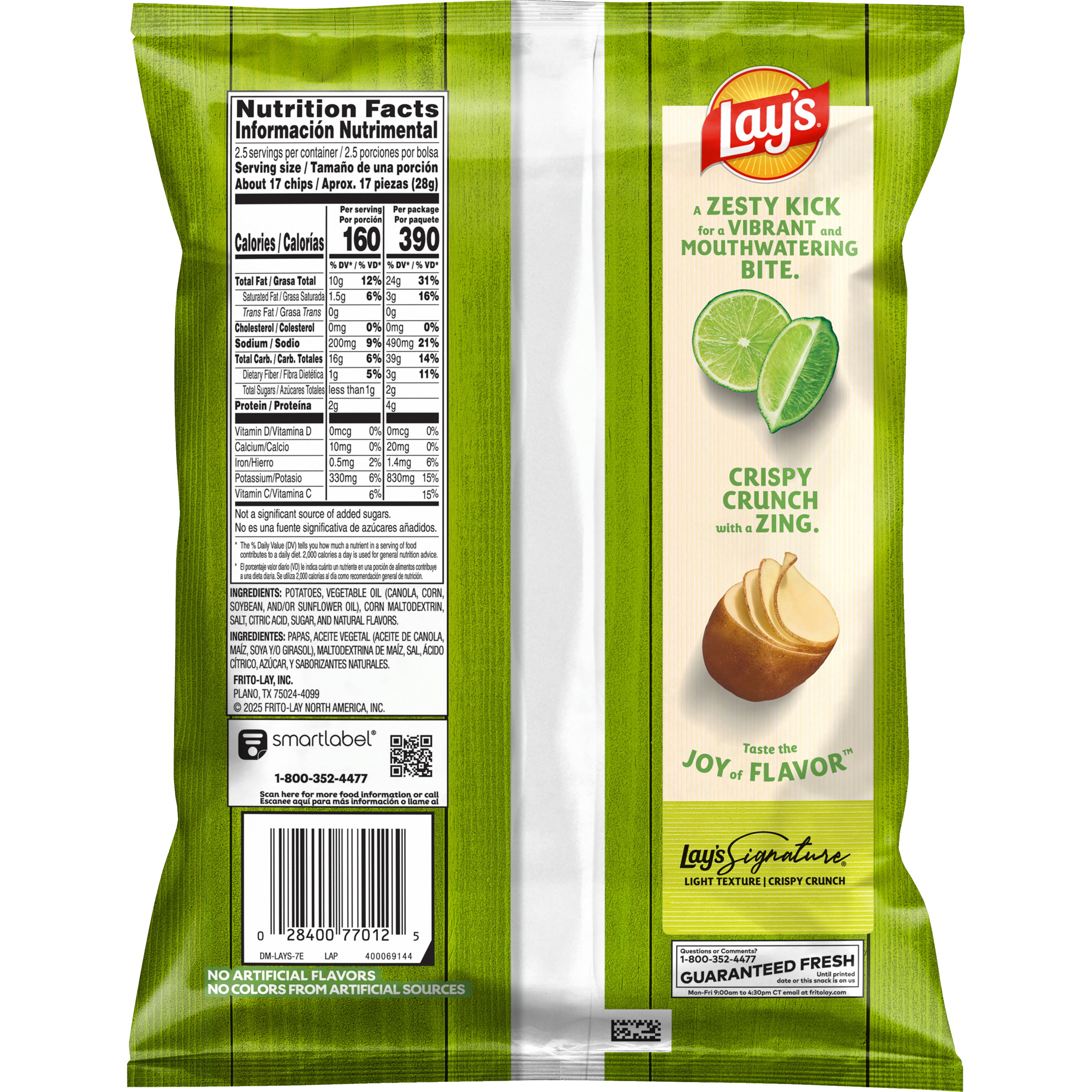 Lay's, Limon Flavored, Potato Chips thumbnail
