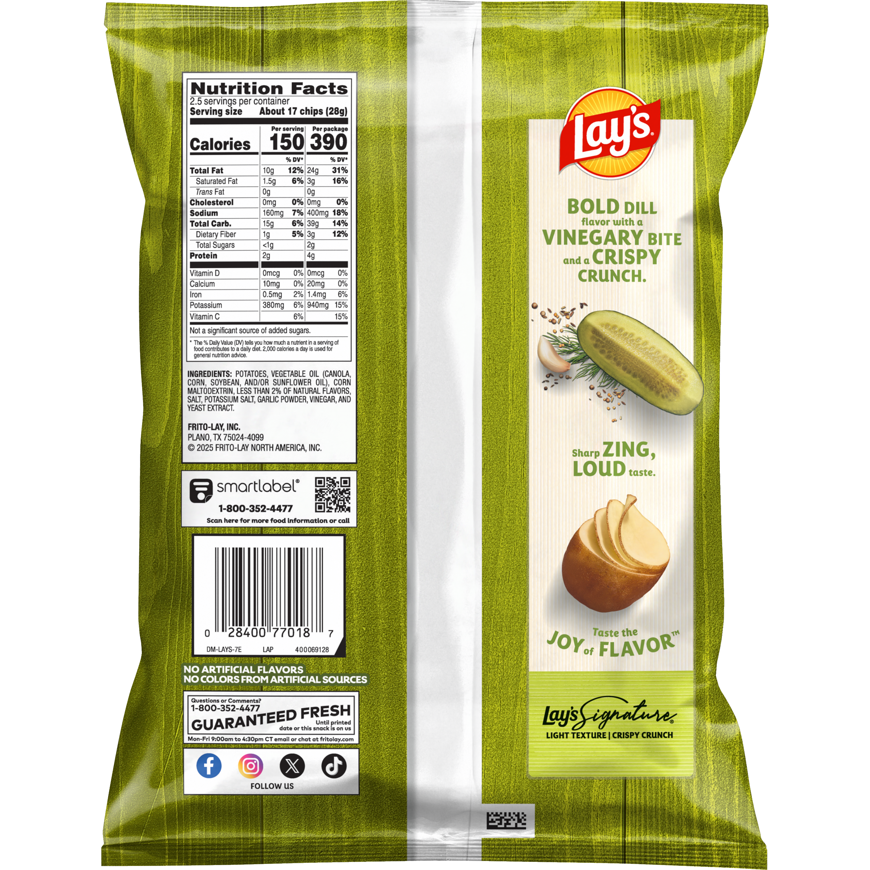 Lay's, Dill Pickle Flavored, Potato Chips thumbnail