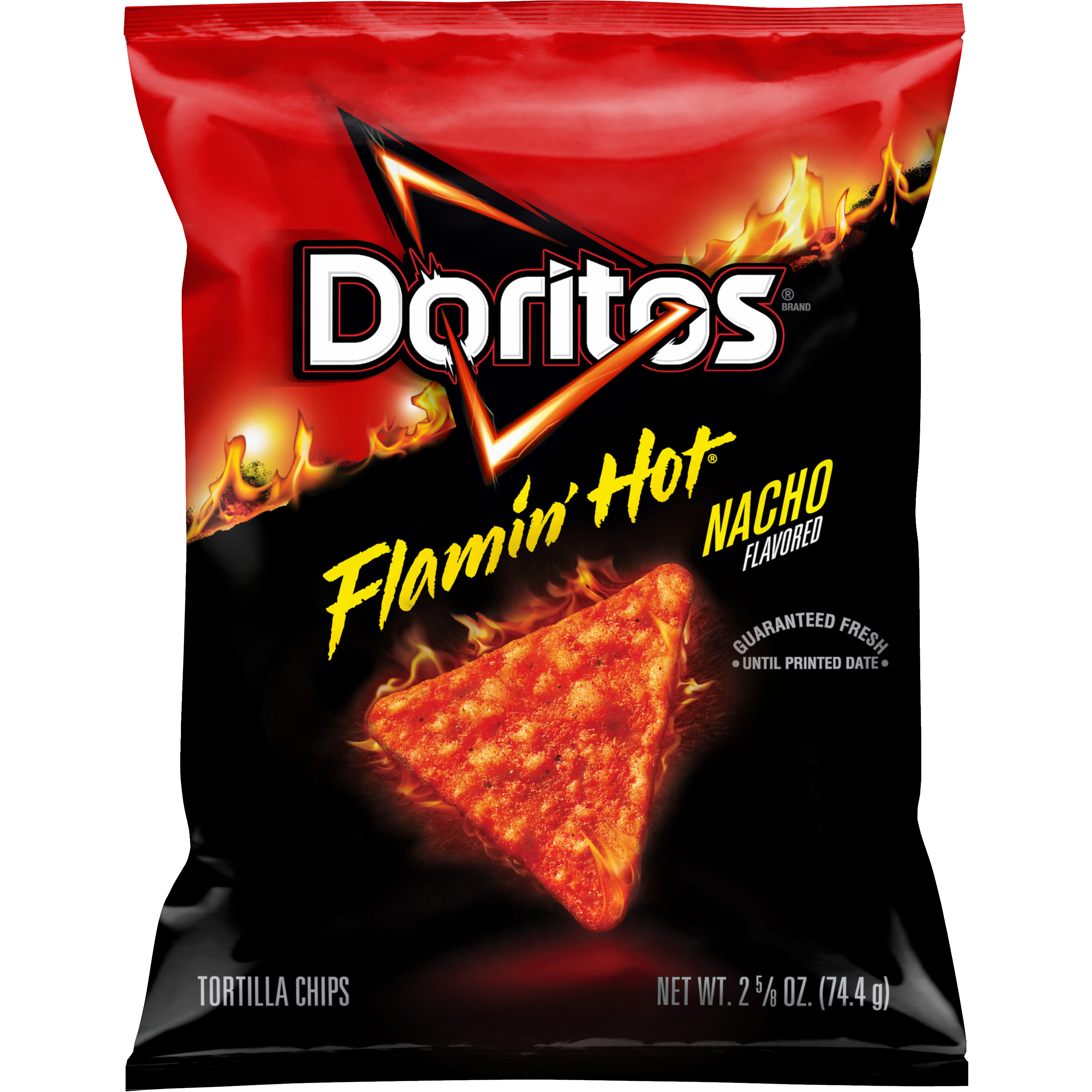 Doritos, Flamin' Hot Nacho Flavored, Tortilla Chips