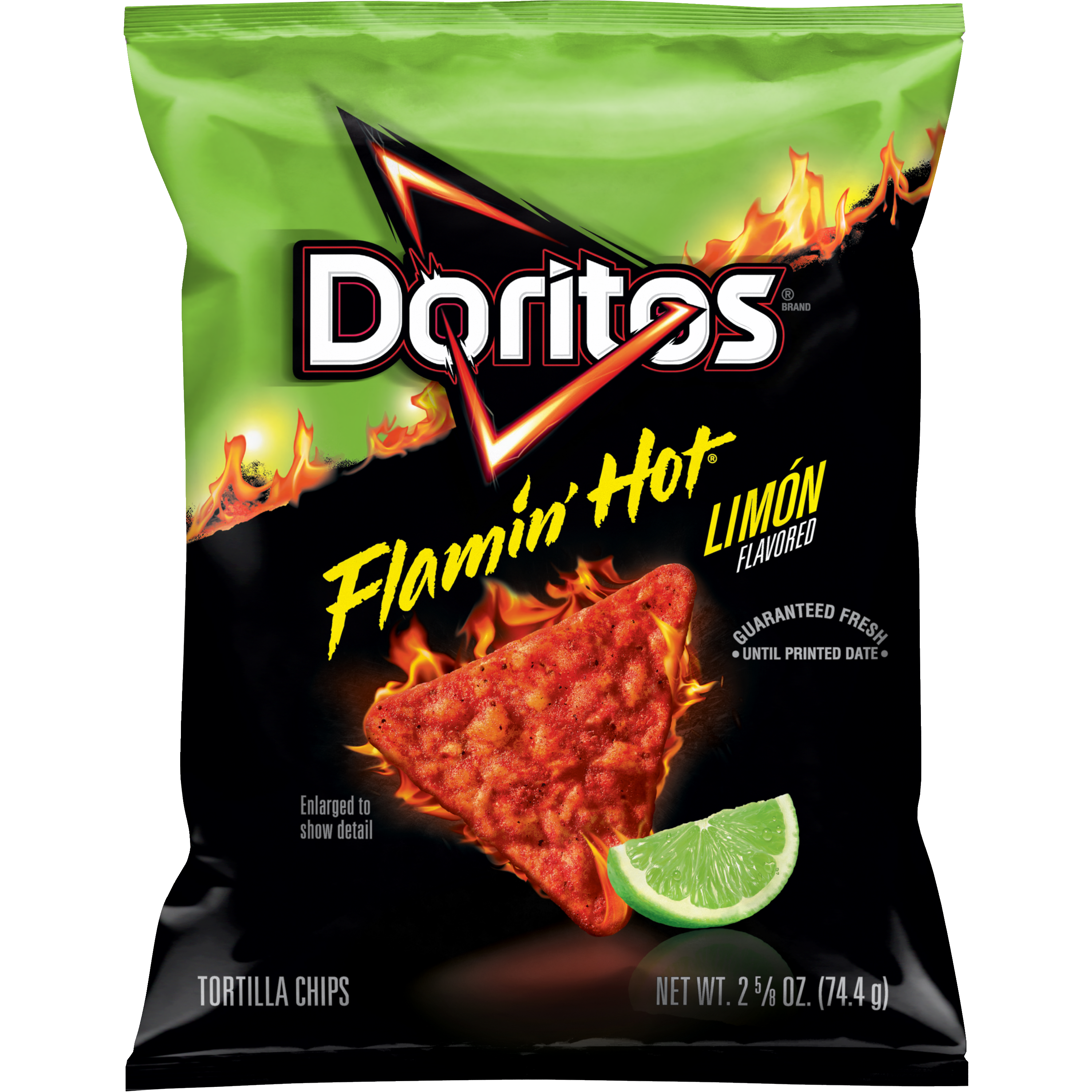 Doritos, Flamin' Hot Limon Flavored, Tortilla Chips