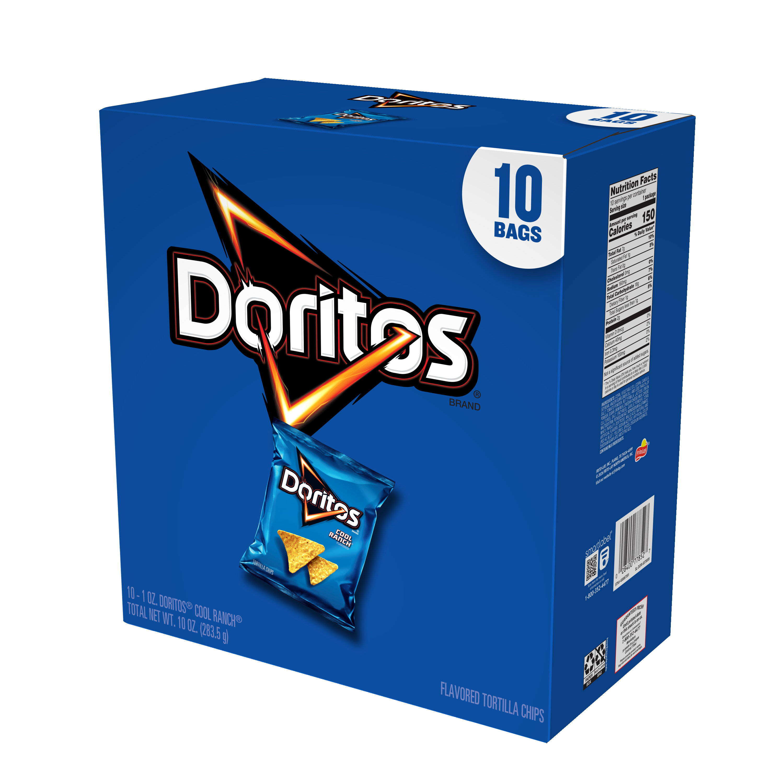 Doritos, Cool Ranch Flavored, Tortilla Chips thumbnail