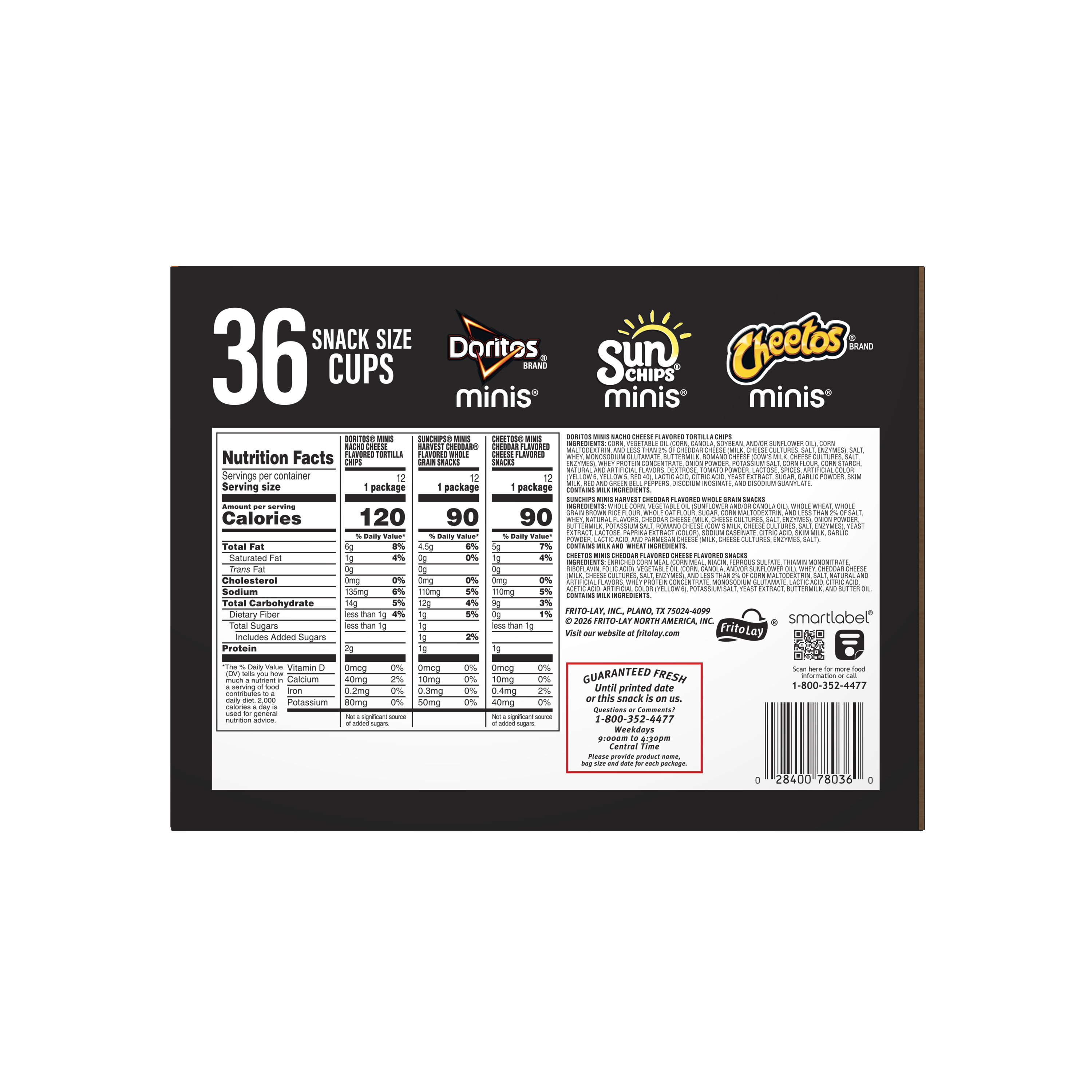 Frito-Lay, Minis, Snack Cup Variety Pack thumbnail