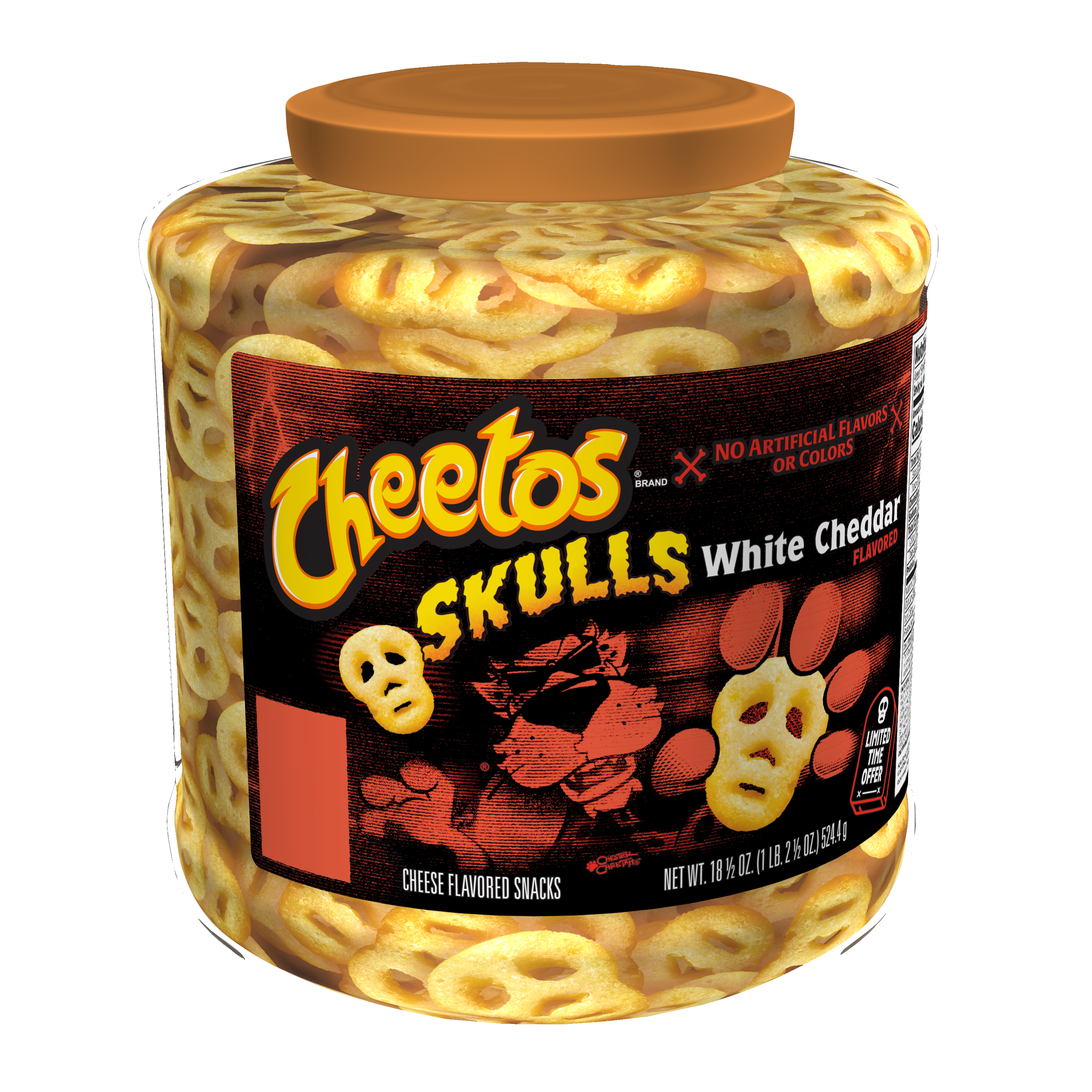 Cheetos, Skulls, White Cheddar Flavored, Cheese Snacks thumbnail