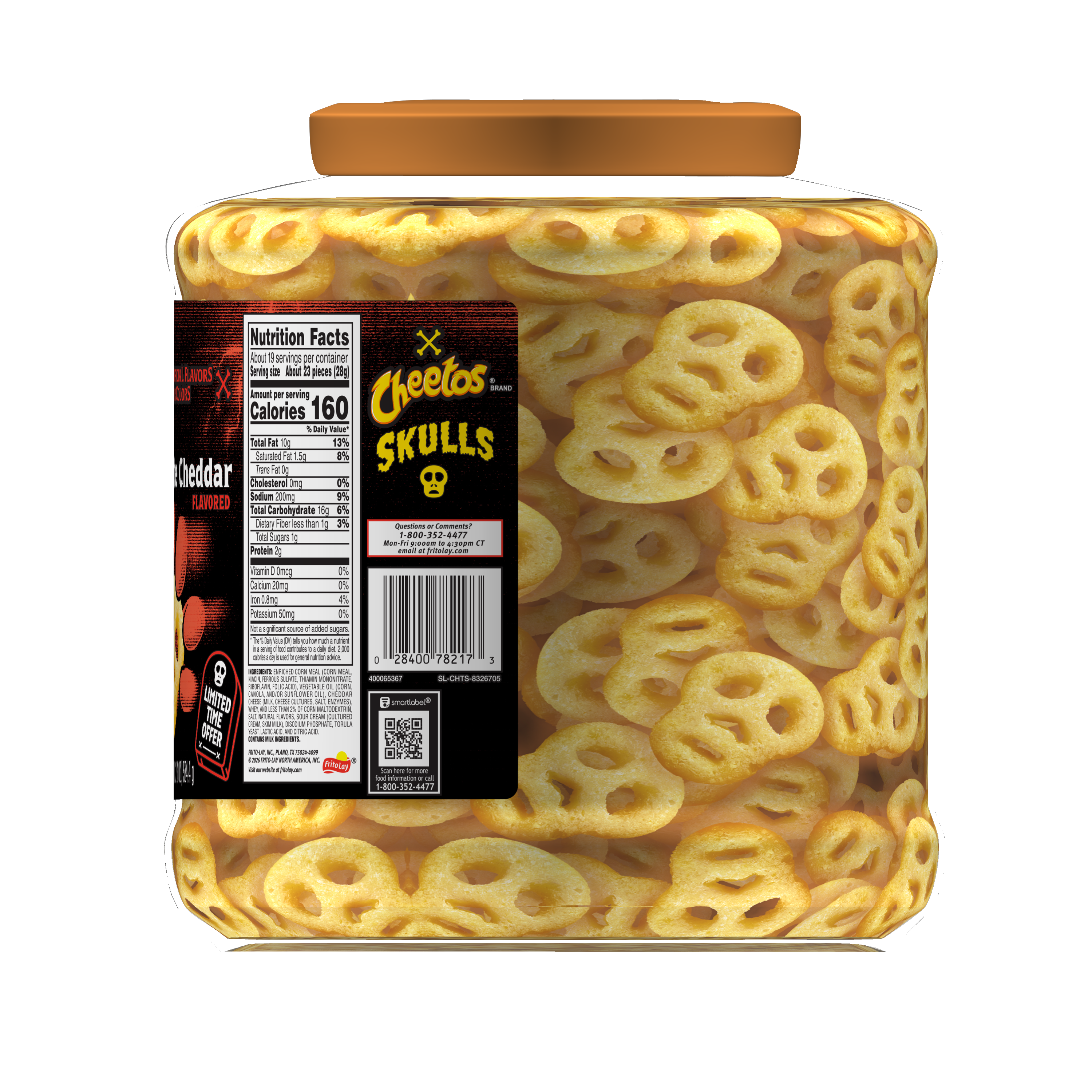 Cheetos, Skulls, White Cheddar Flavored, Cheese Snacks thumbnail