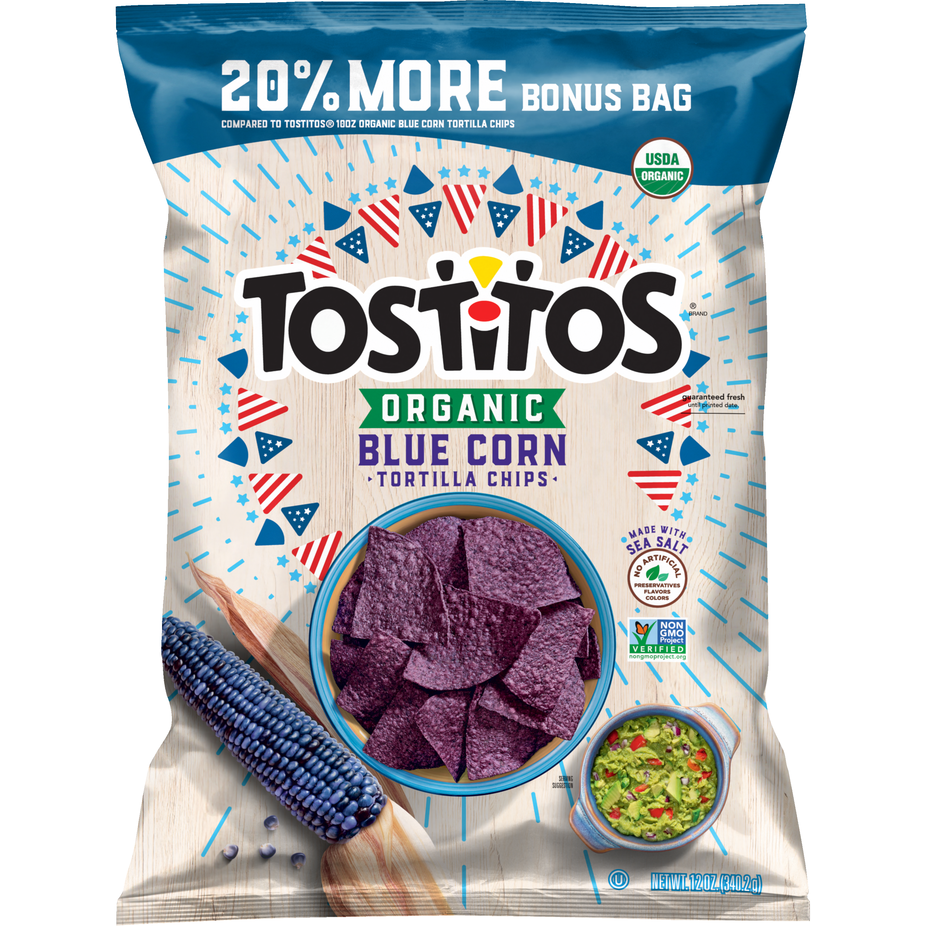 Tostitos, Organic, Blue Corn Tortilla Chips