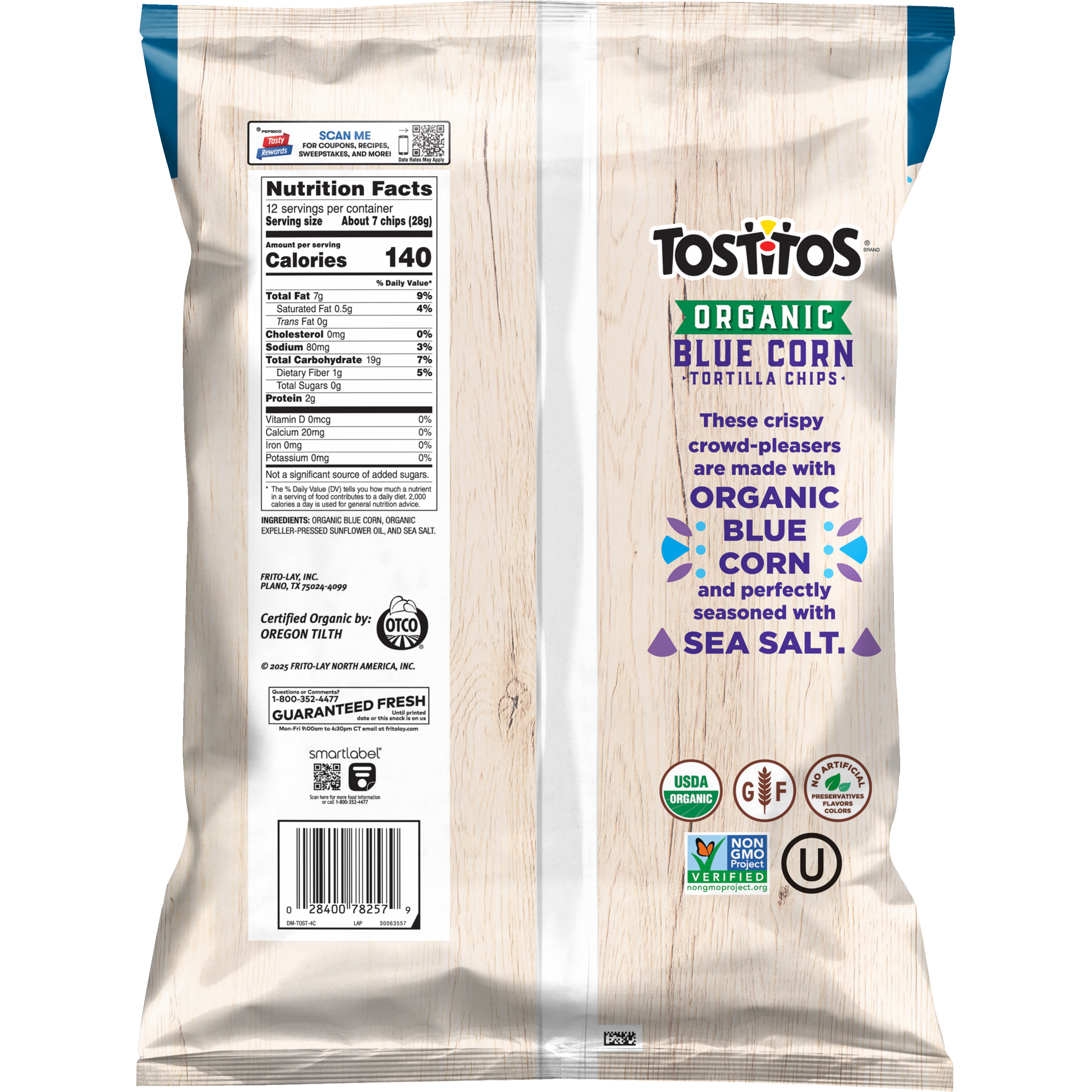 Tostitos, Organic, Blue Corn Tortilla Chips thumbnail