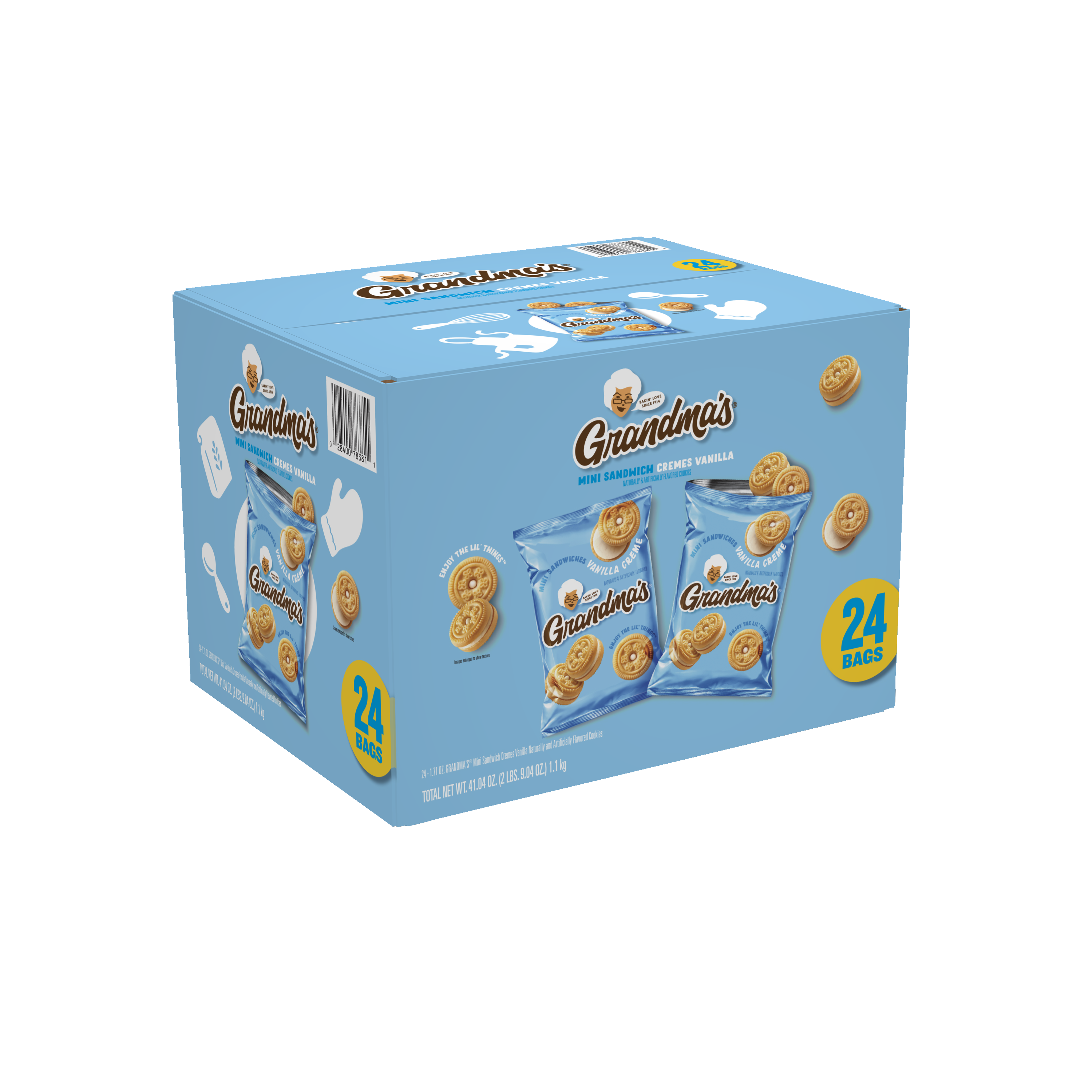 Grandma's, Vanilla Creme Naturally & Artificially Flavored, Mini Sandwich Cookies thumbnail