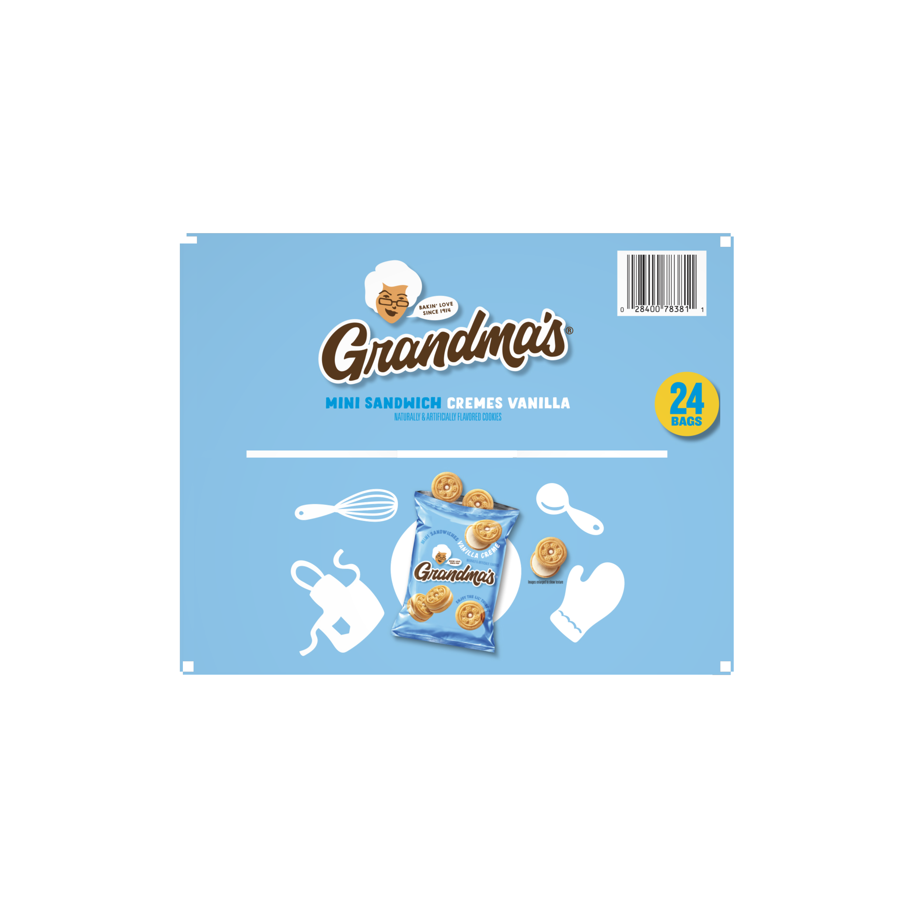 Grandma's, Vanilla Creme Naturally & Artificially Flavored, Mini Sandwich Cookies thumbnail