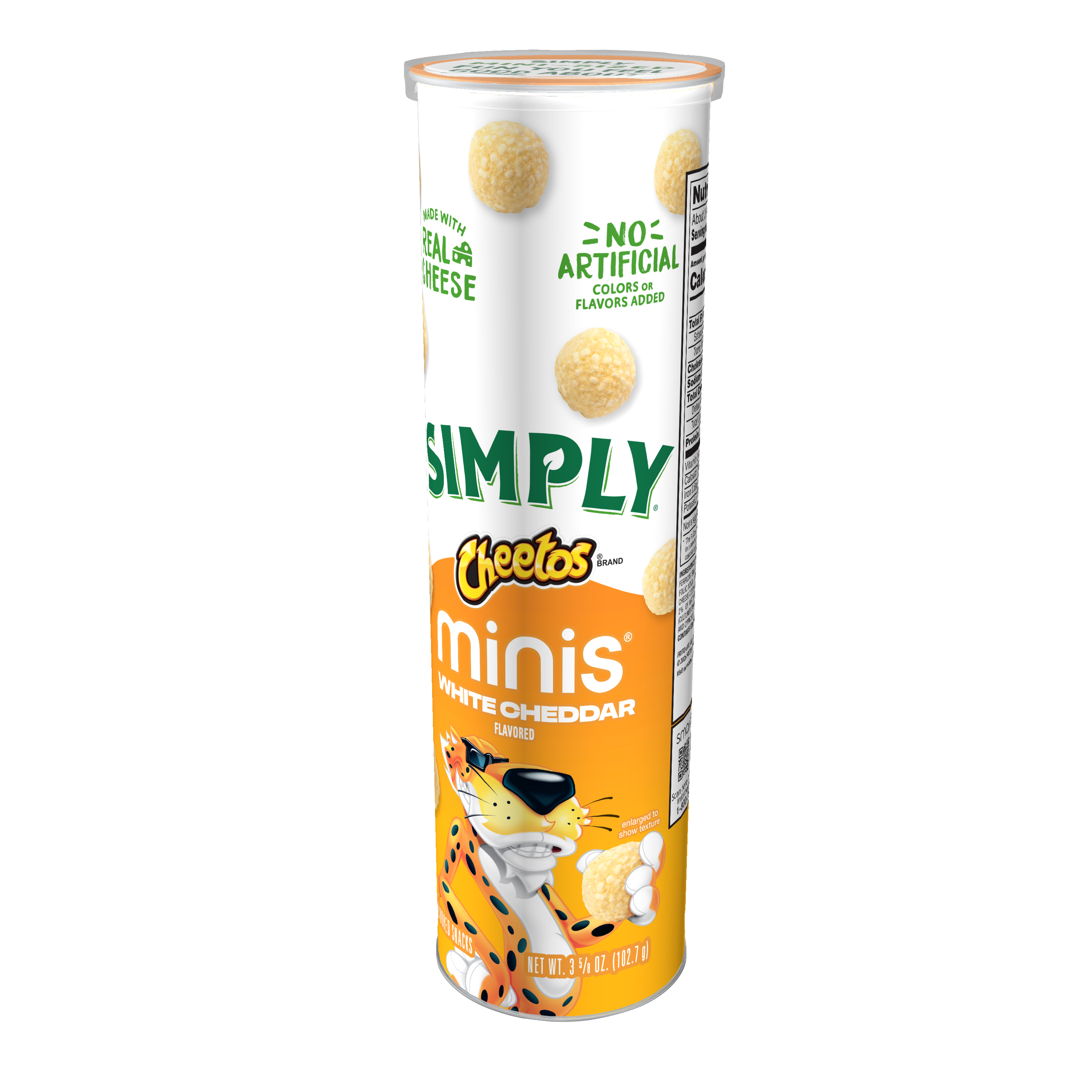 Cheetos, Simply, Minis, White Cheddar Flavored, Cheese Flavored Snacks thumbnail