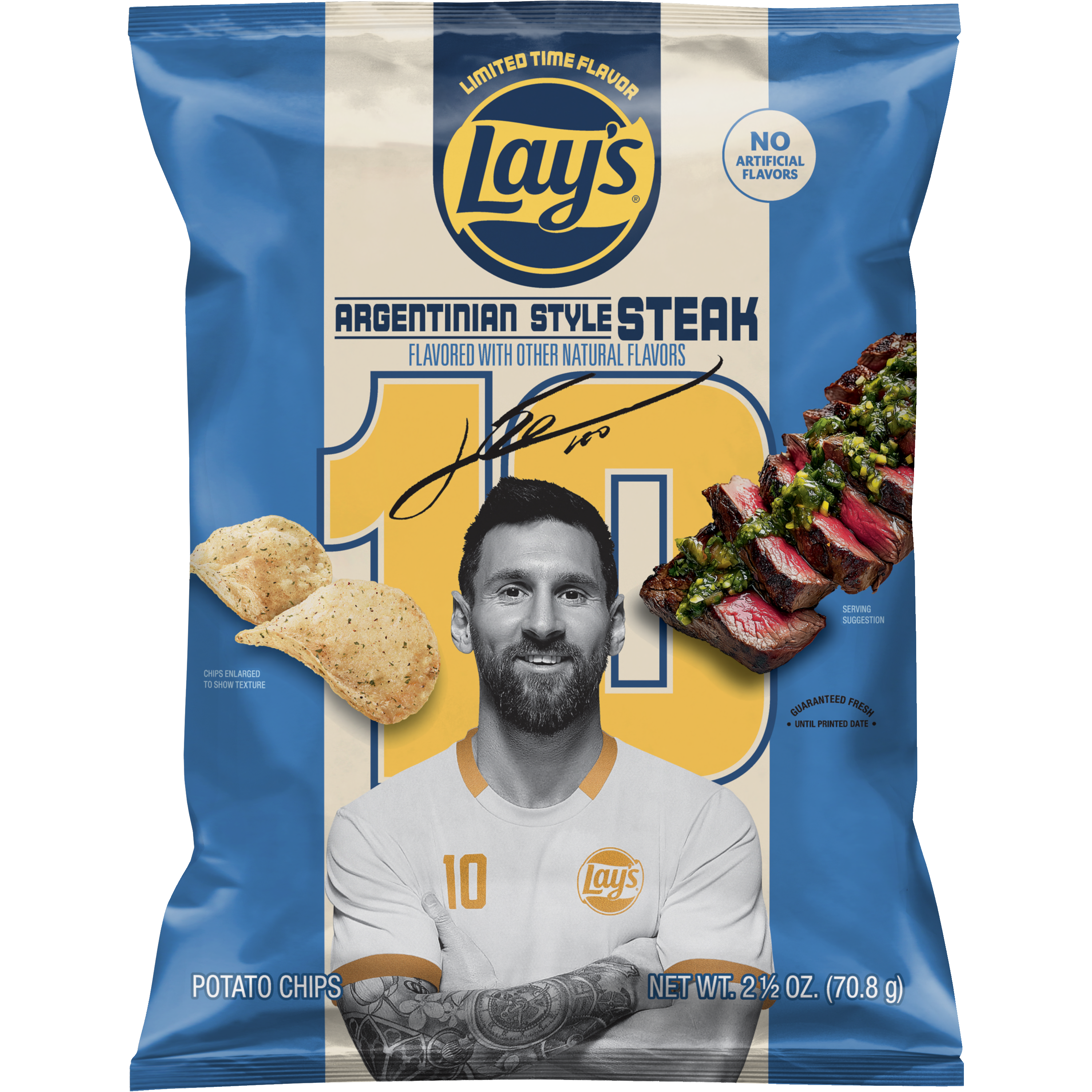 Lay's, Argentinian Style Steak Flavored, Potato Chips