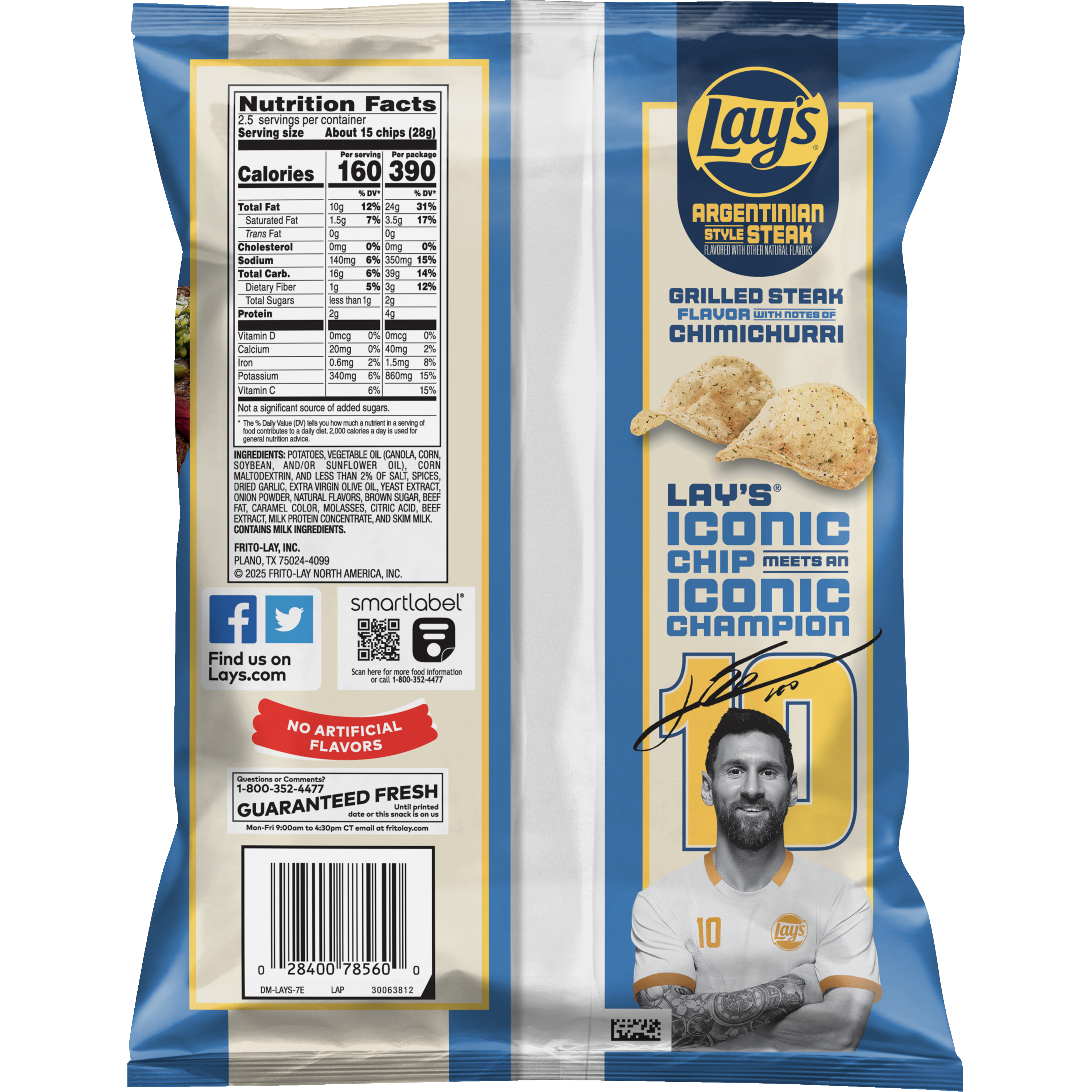 Lay's, Argentinian Style Steak Flavored, Potato Chips thumbnail