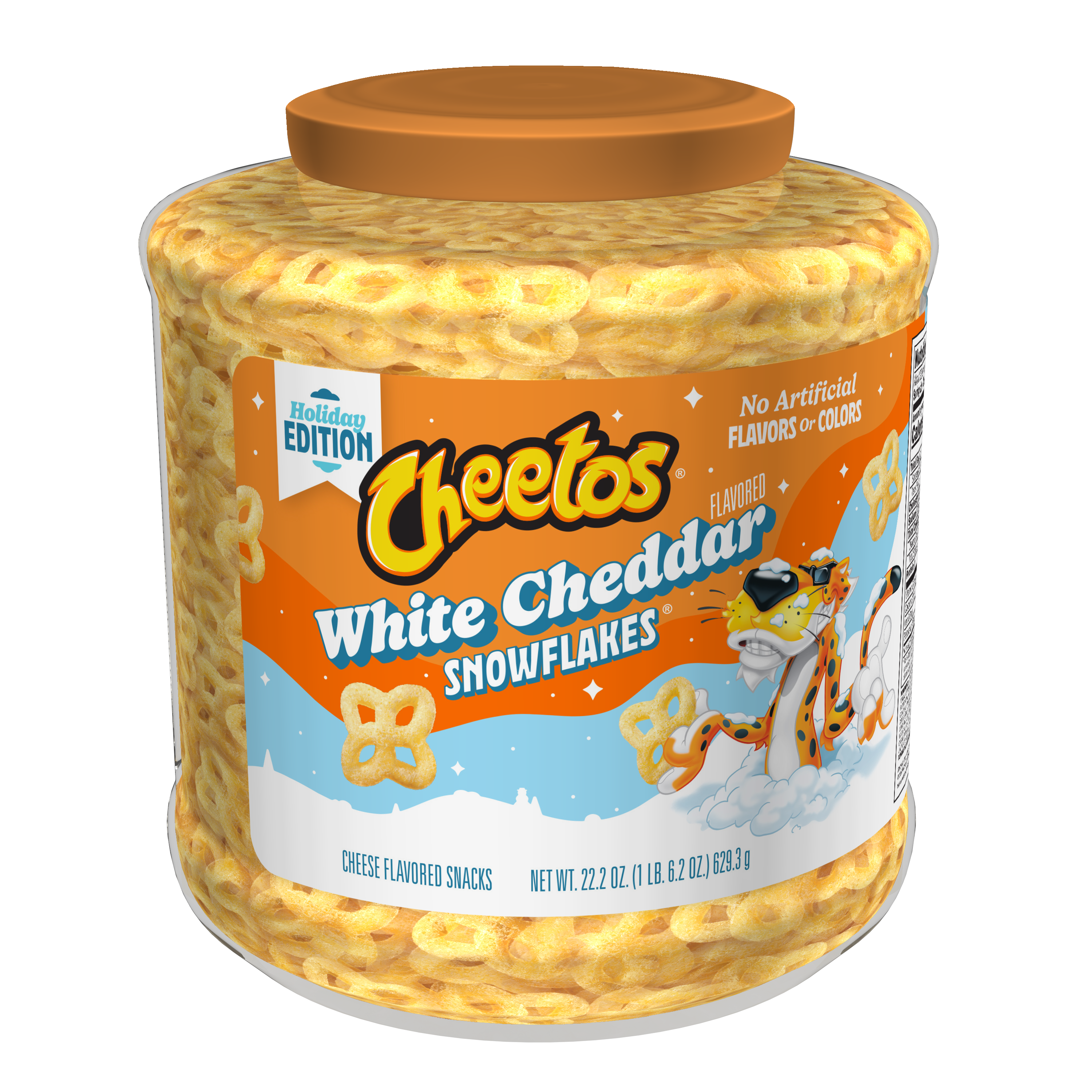 Cheetos, White Cheddar Flavored Snowflakes, Cheese Flavored Snacks thumbnail