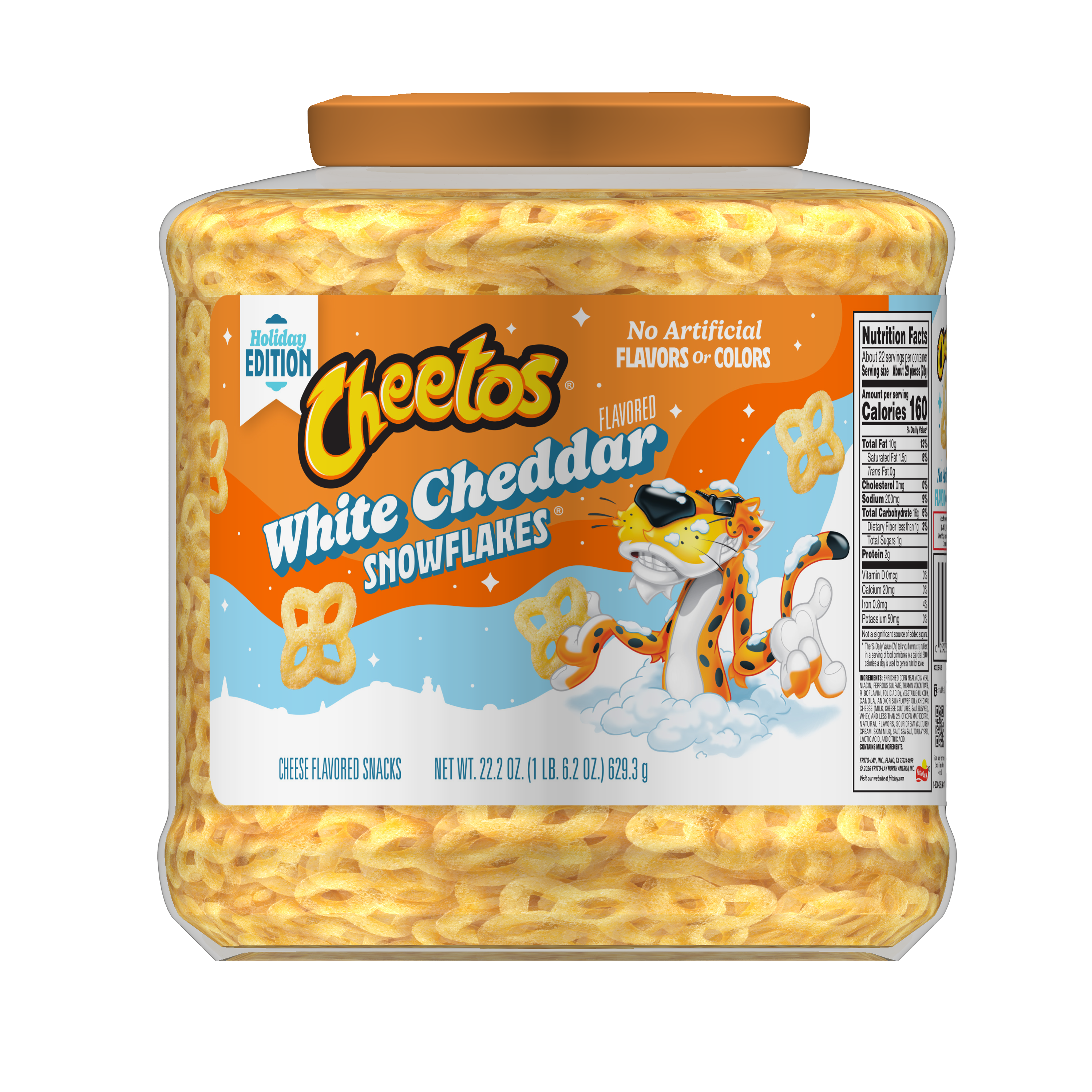 Cheetos, White Cheddar Flavored Snowflakes, Cheese Flavored Snacks thumbnail