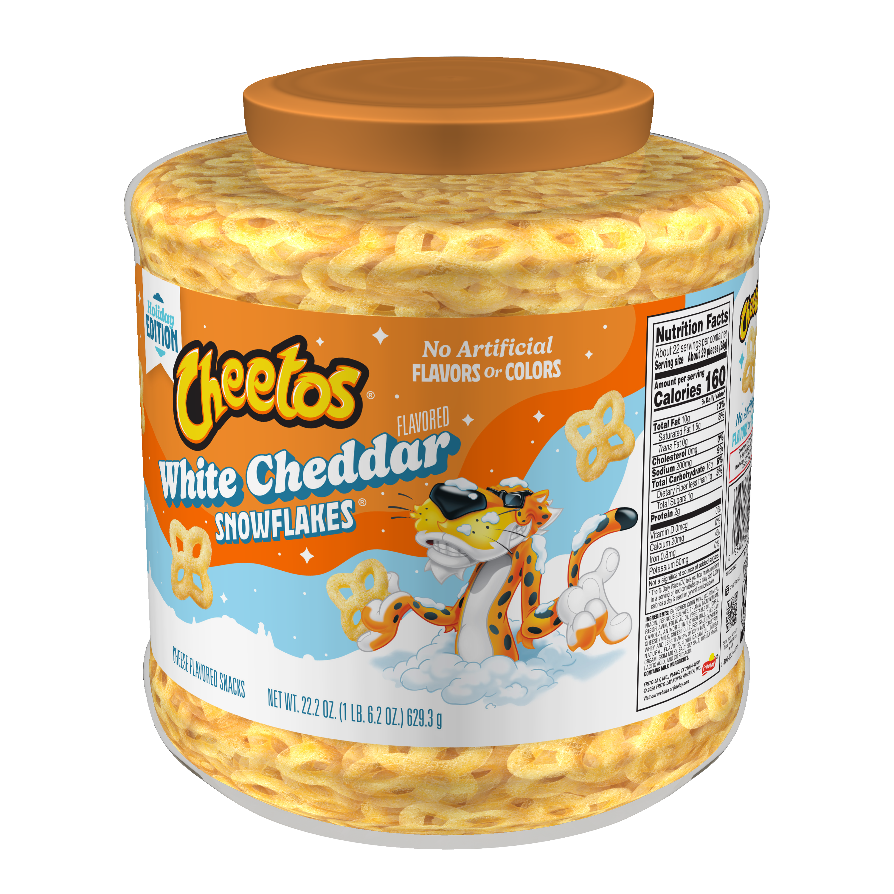 Cheetos, White Cheddar Flavored Snowflakes, Cheese Flavored Snacks thumbnail