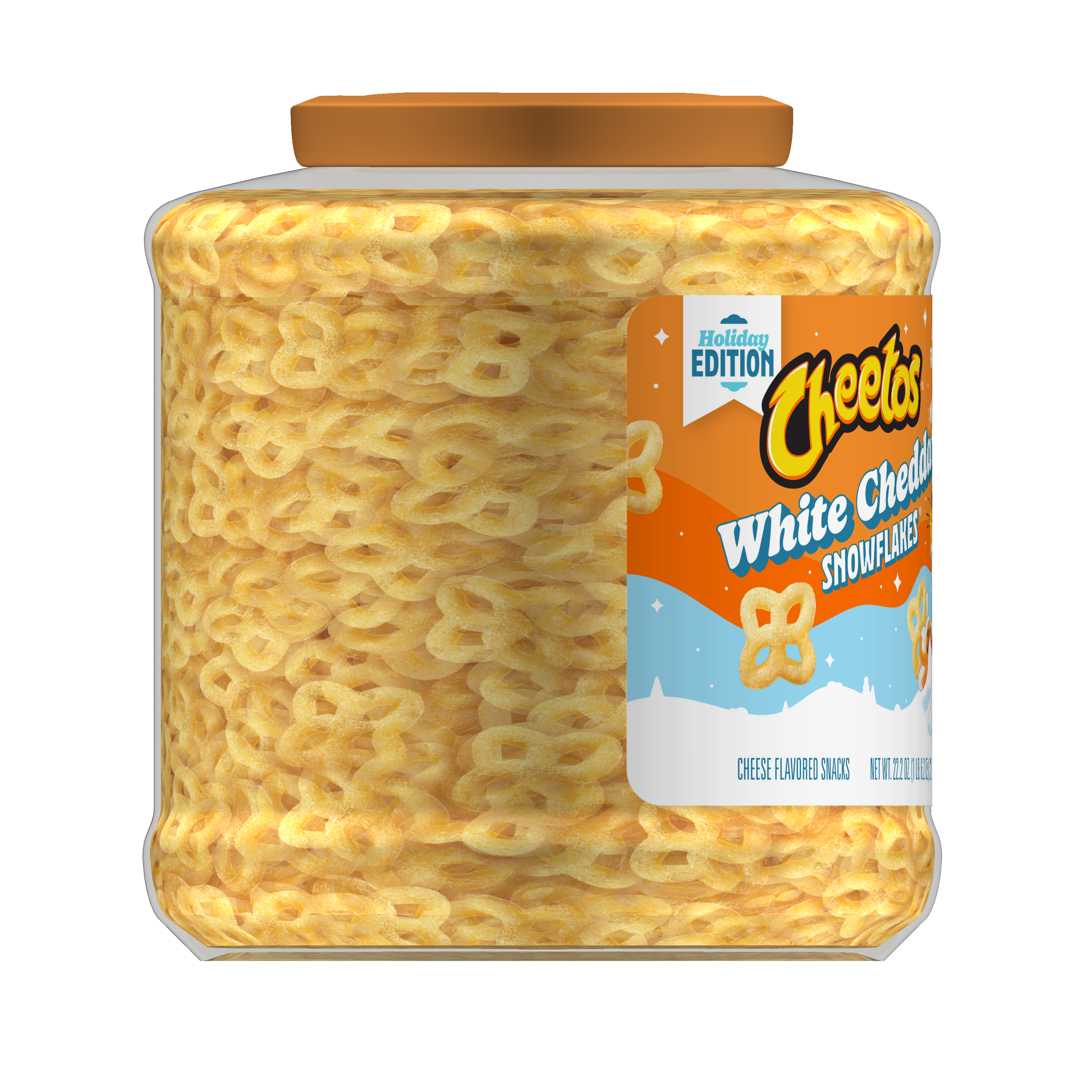 Cheetos, White Cheddar Flavored Snowflakes, Cheese Flavored Snacks thumbnail