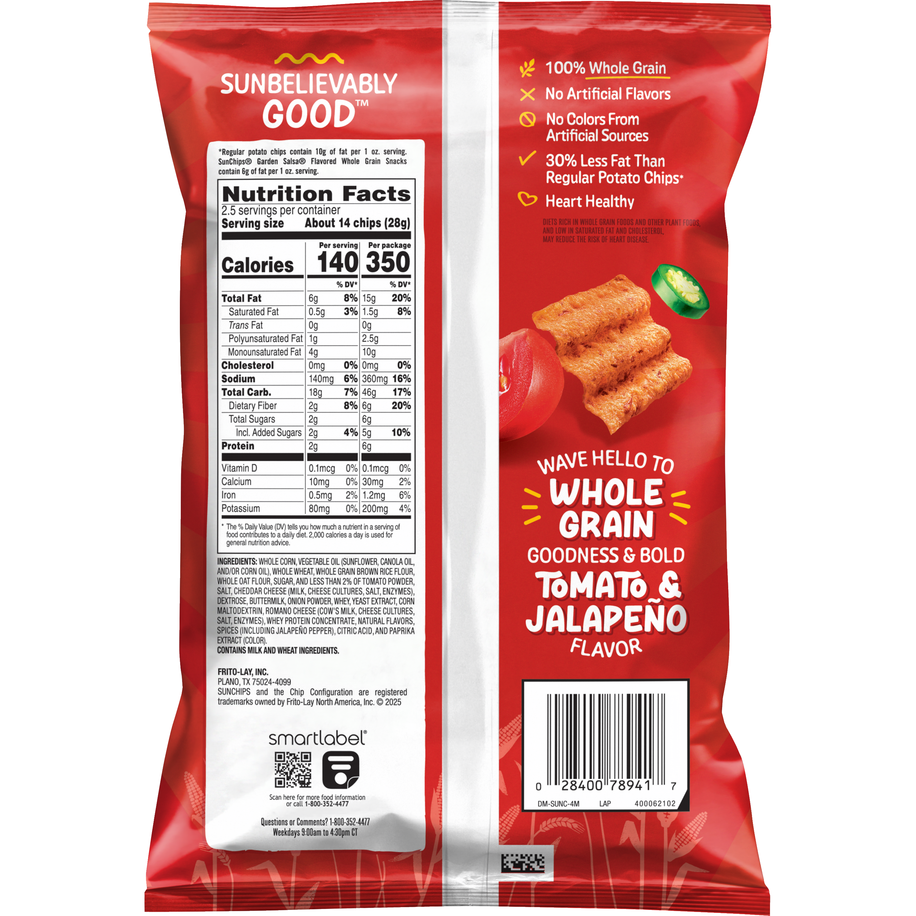 SunChips, Garden Salsa Flavored, Whole Grain Snacks thumbnail
