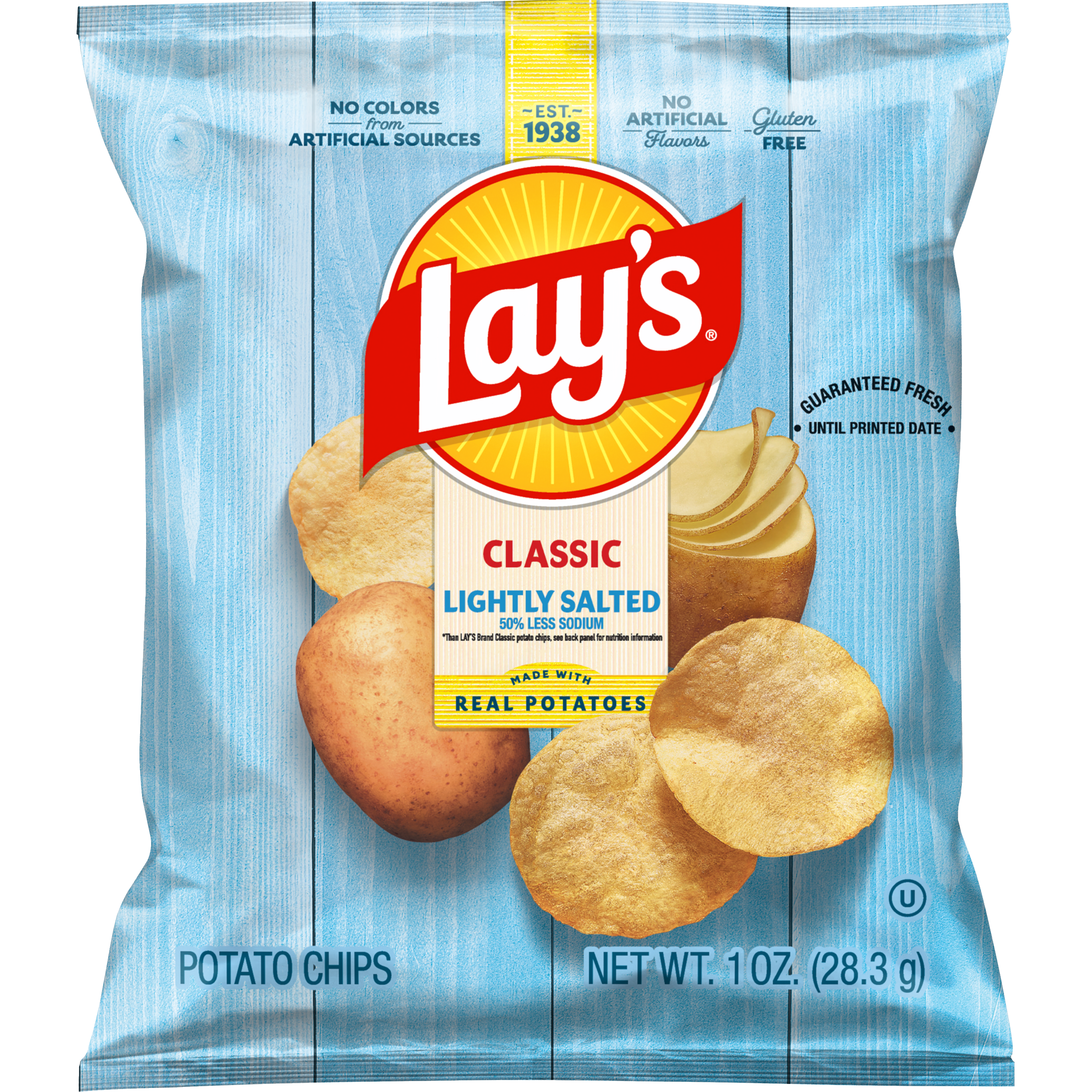 Lay's, Classic, Lightly Salted, Potato Chips