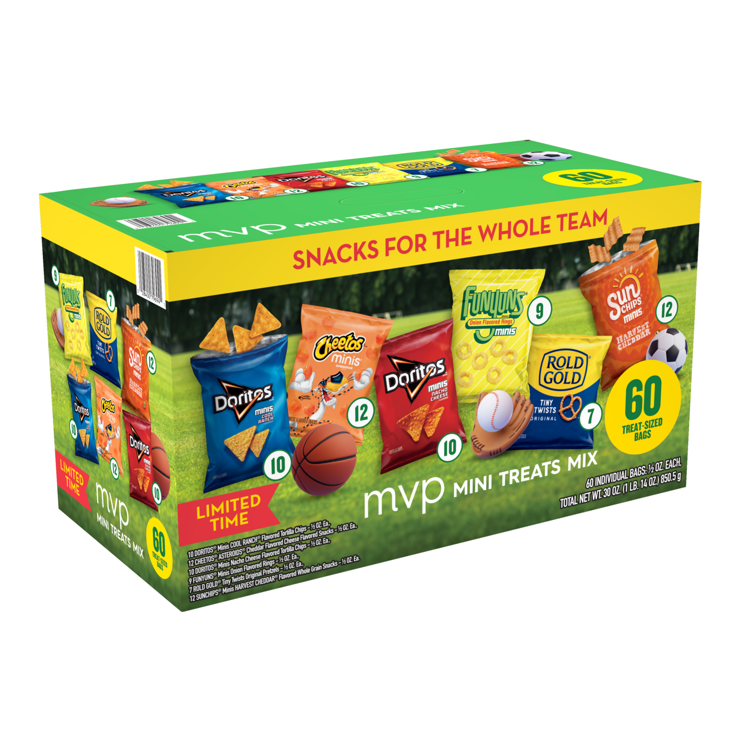 Frito-Lay, MVP Mini Treats Mix, Variety Pack