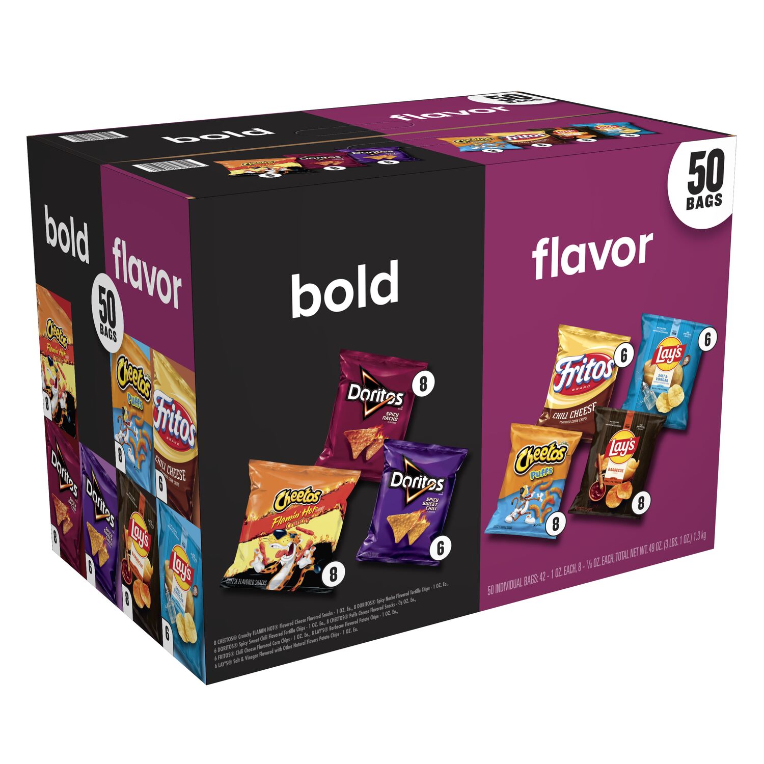Frito-Lay, Bold Flavor Mix, Variety Pack