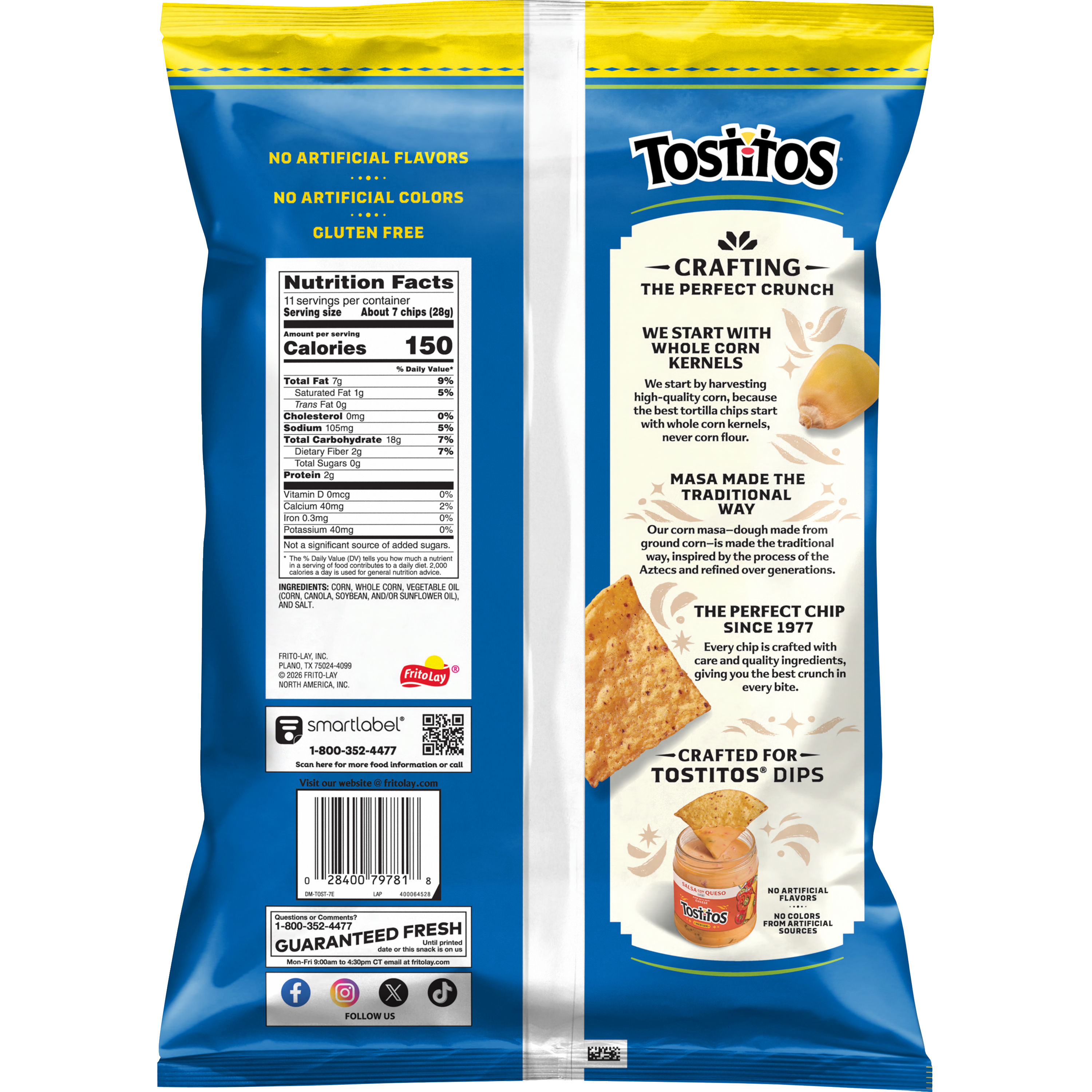 Tostitos, Cantina Traditional Yellow Corn, Tortilla Chips thumbnail