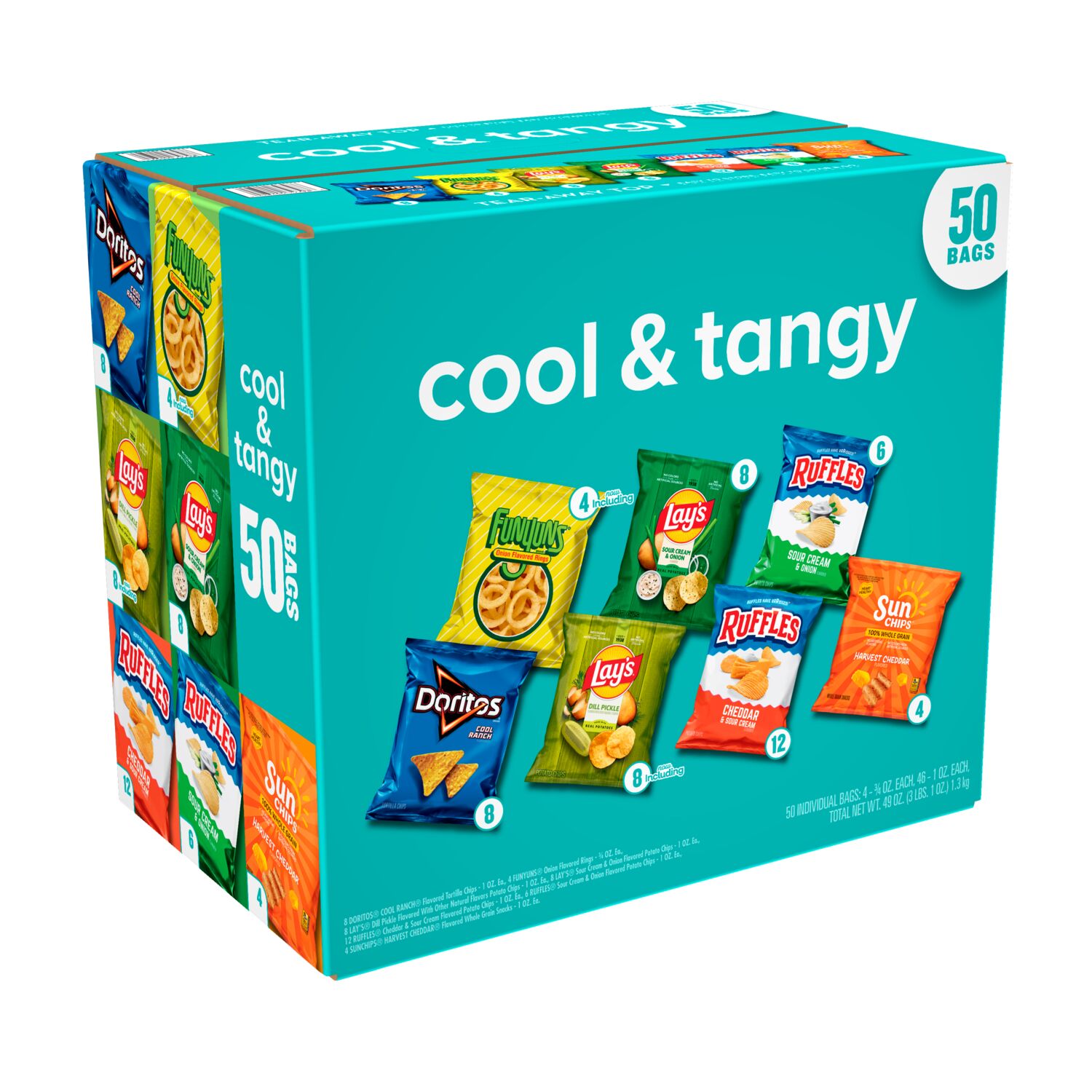 Frito-Lay, Cool & Tangy Mix, Variety Pack
