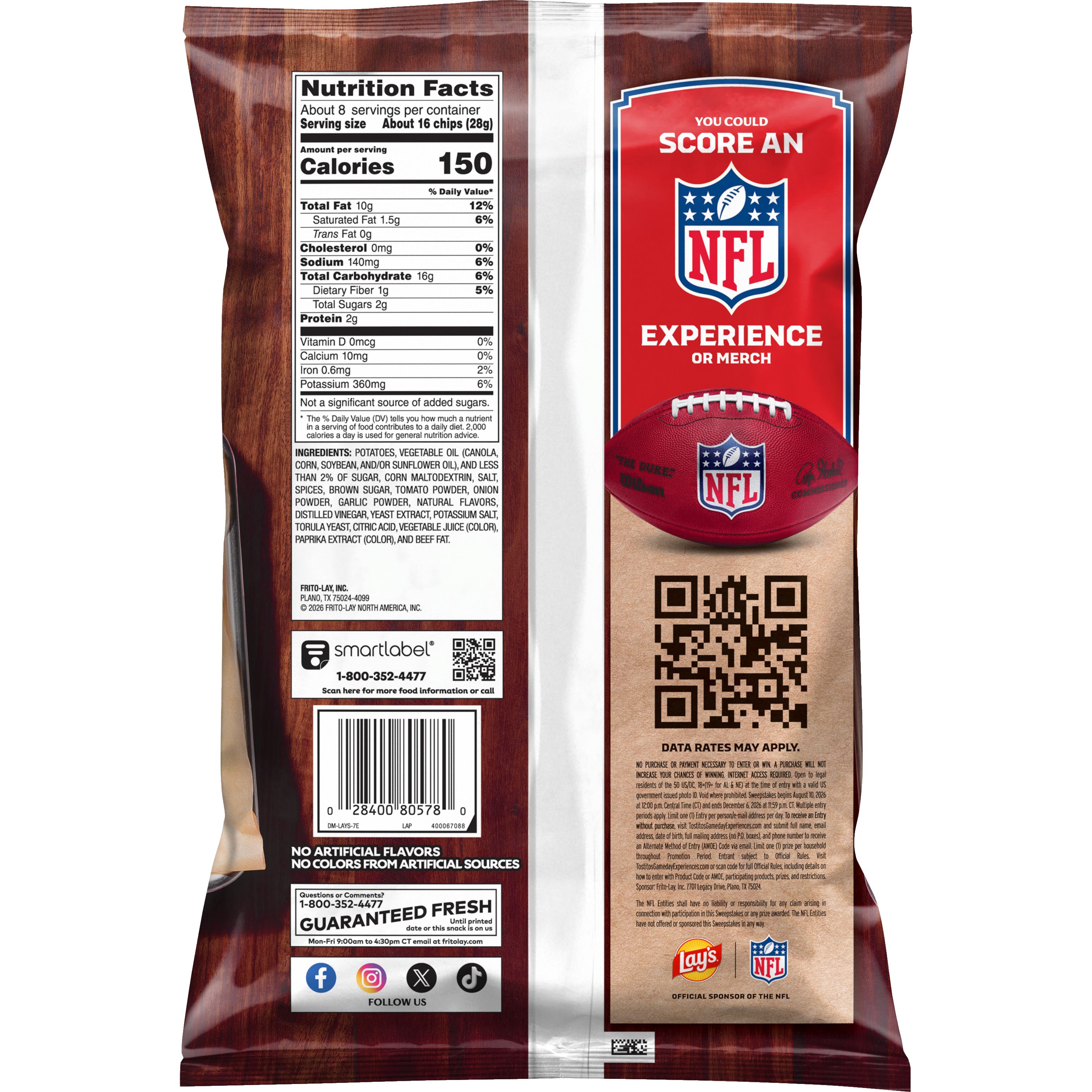 Lay's, Barbecue Brisket Flavored, Potato Chips thumbnail