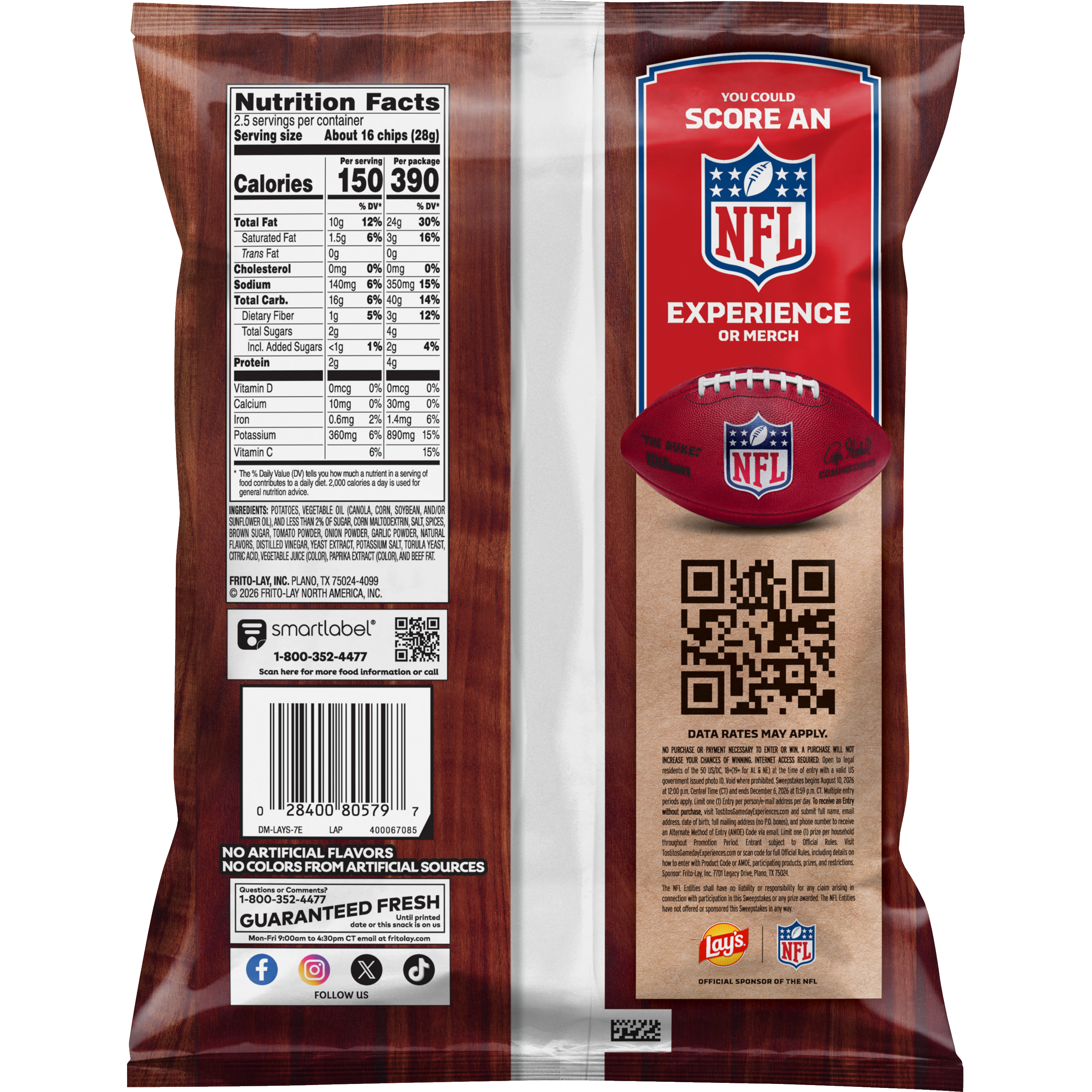 Lay's, Barbecue Brisket Flavored, Potato Chips thumbnail