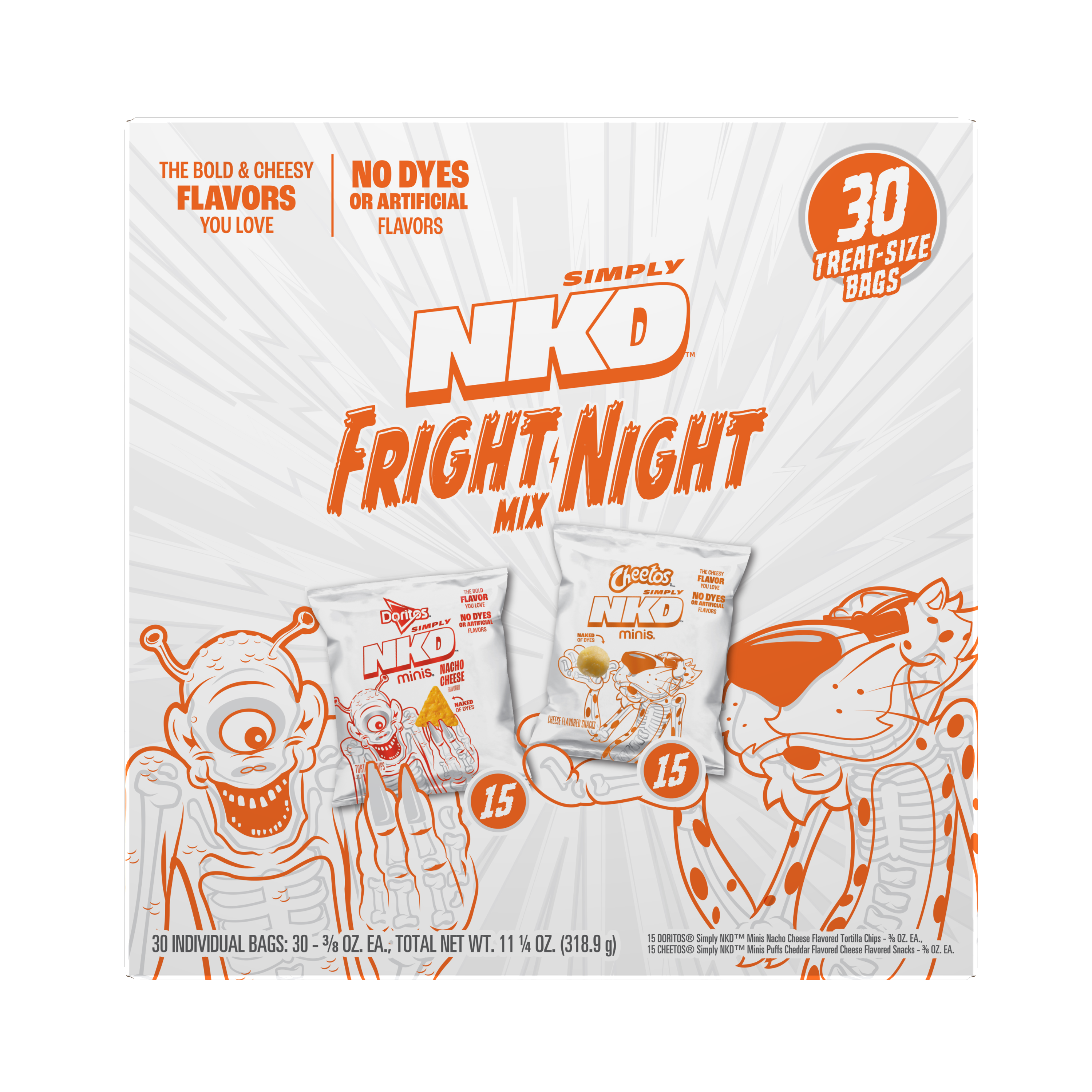 Frito Lay, Simply NKD, Fright Night Mix, Variety Pack