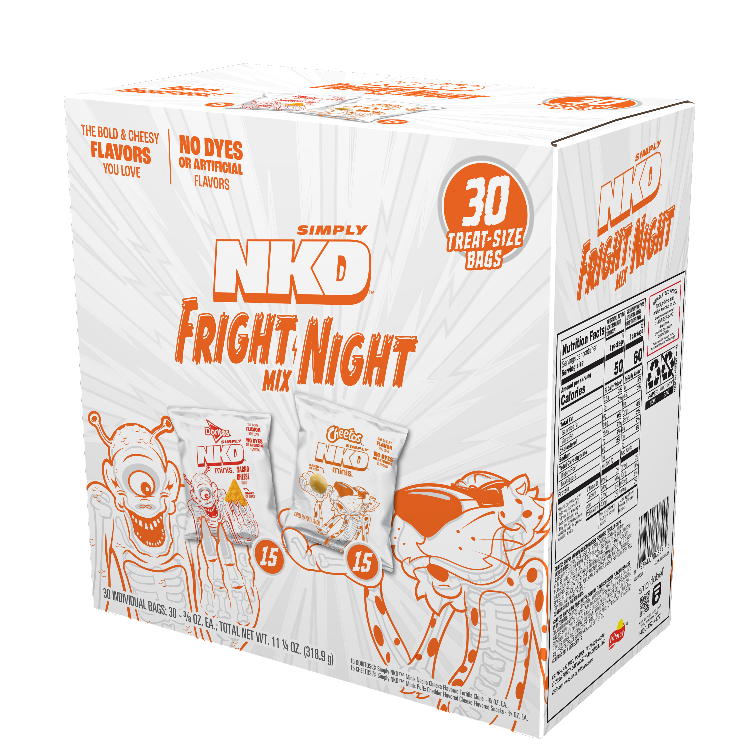 Frito Lay, Simply NKD, Fright Night Mix, Variety Pack thumbnail