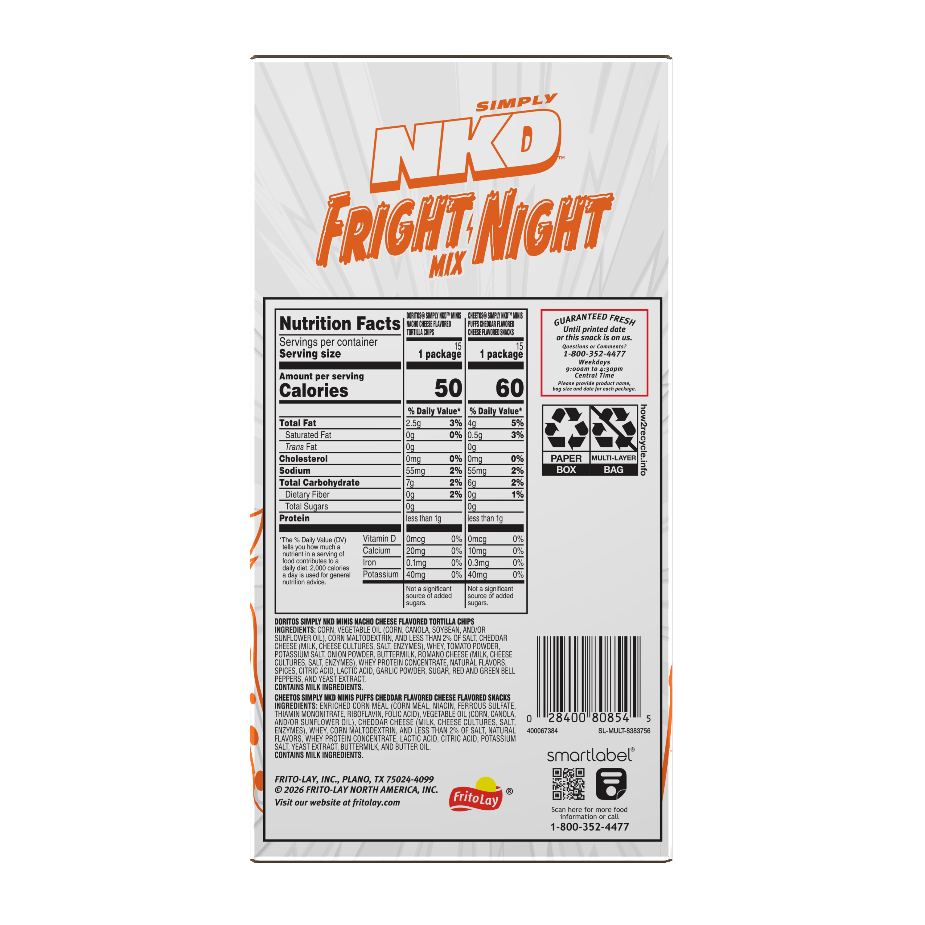 Frito Lay, Simply NKD, Fright Night Mix, Variety Pack thumbnail