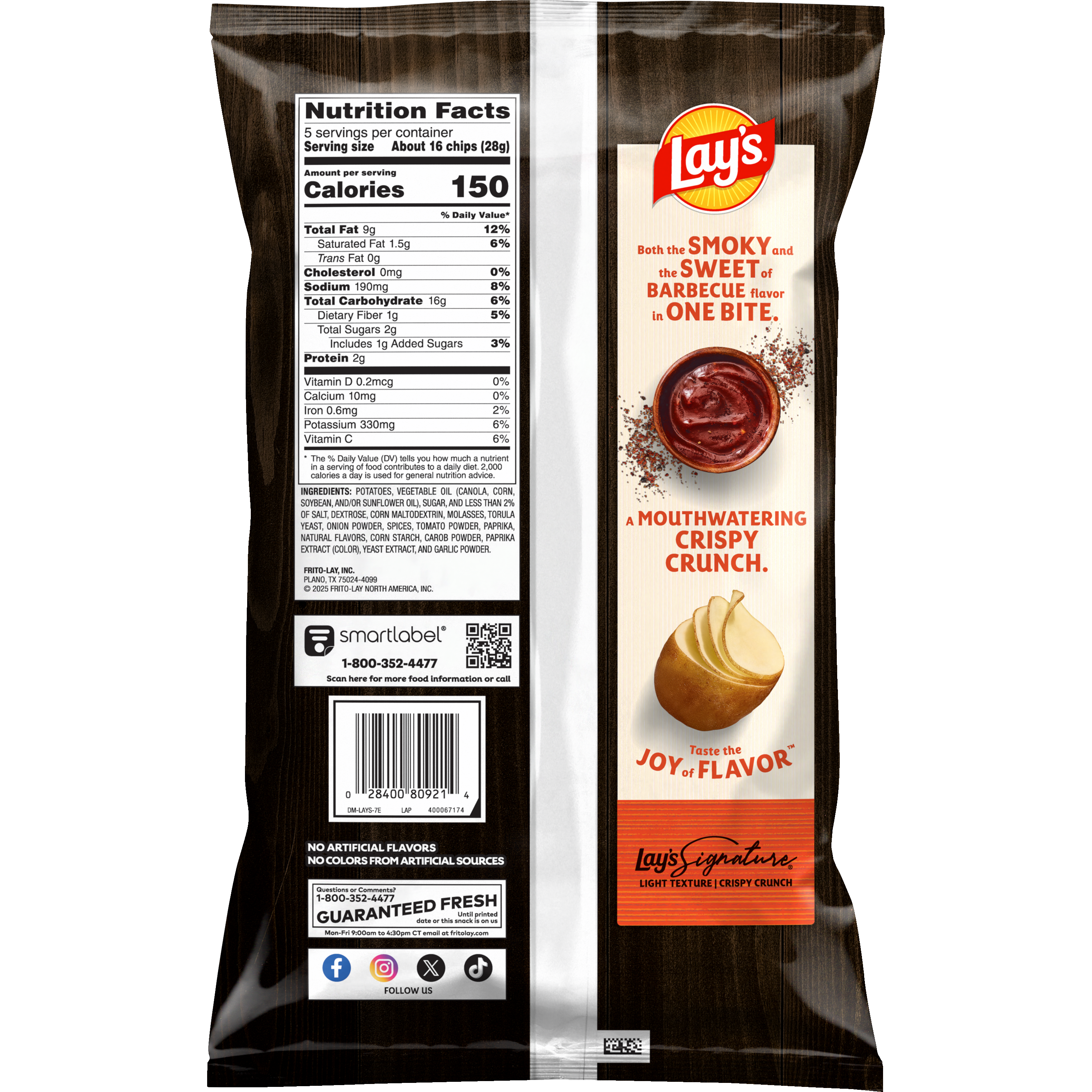 Lay's, Barbecue Flavored, Potato Chips thumbnail