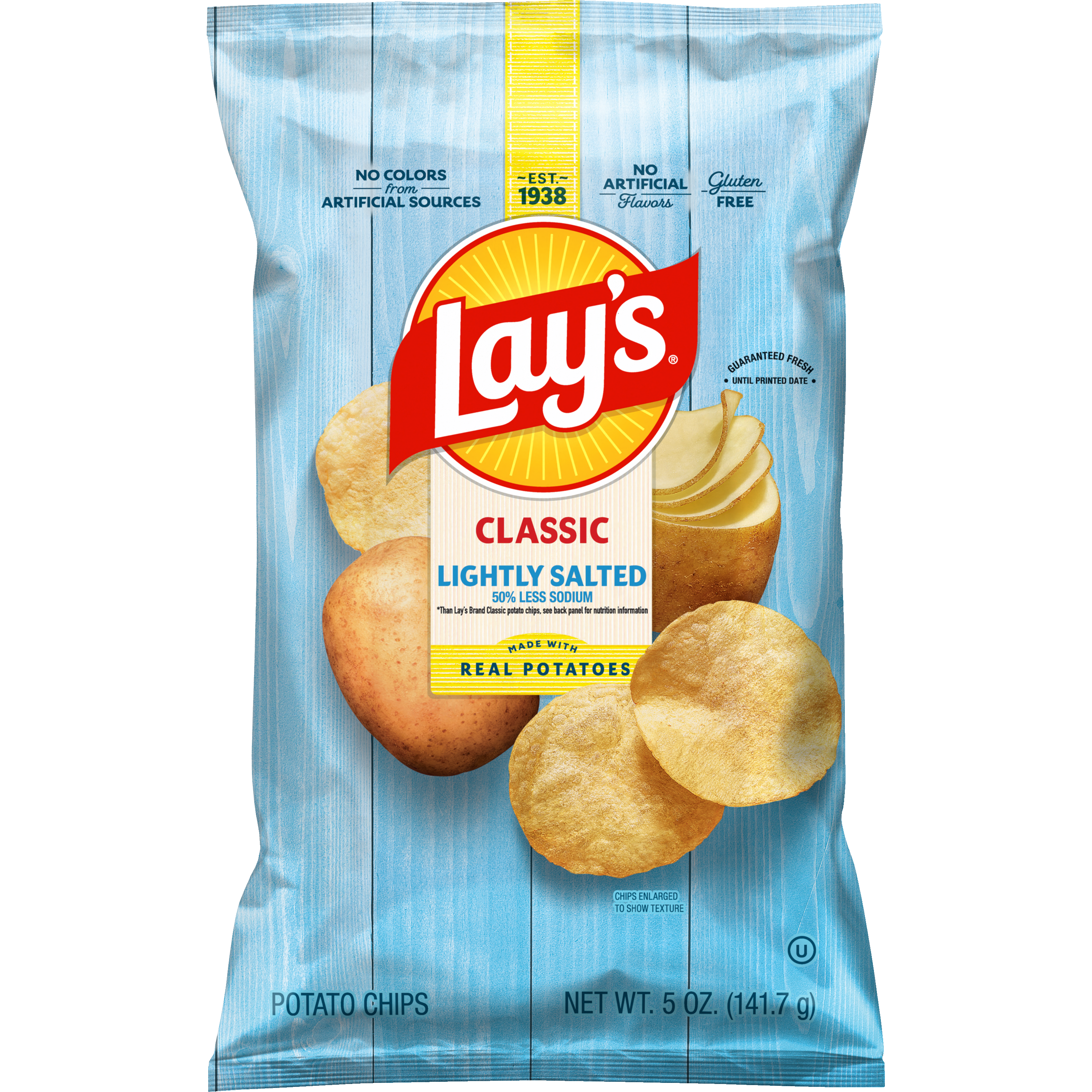 Lay's, Classic, Lightly Salted, Potato Chips