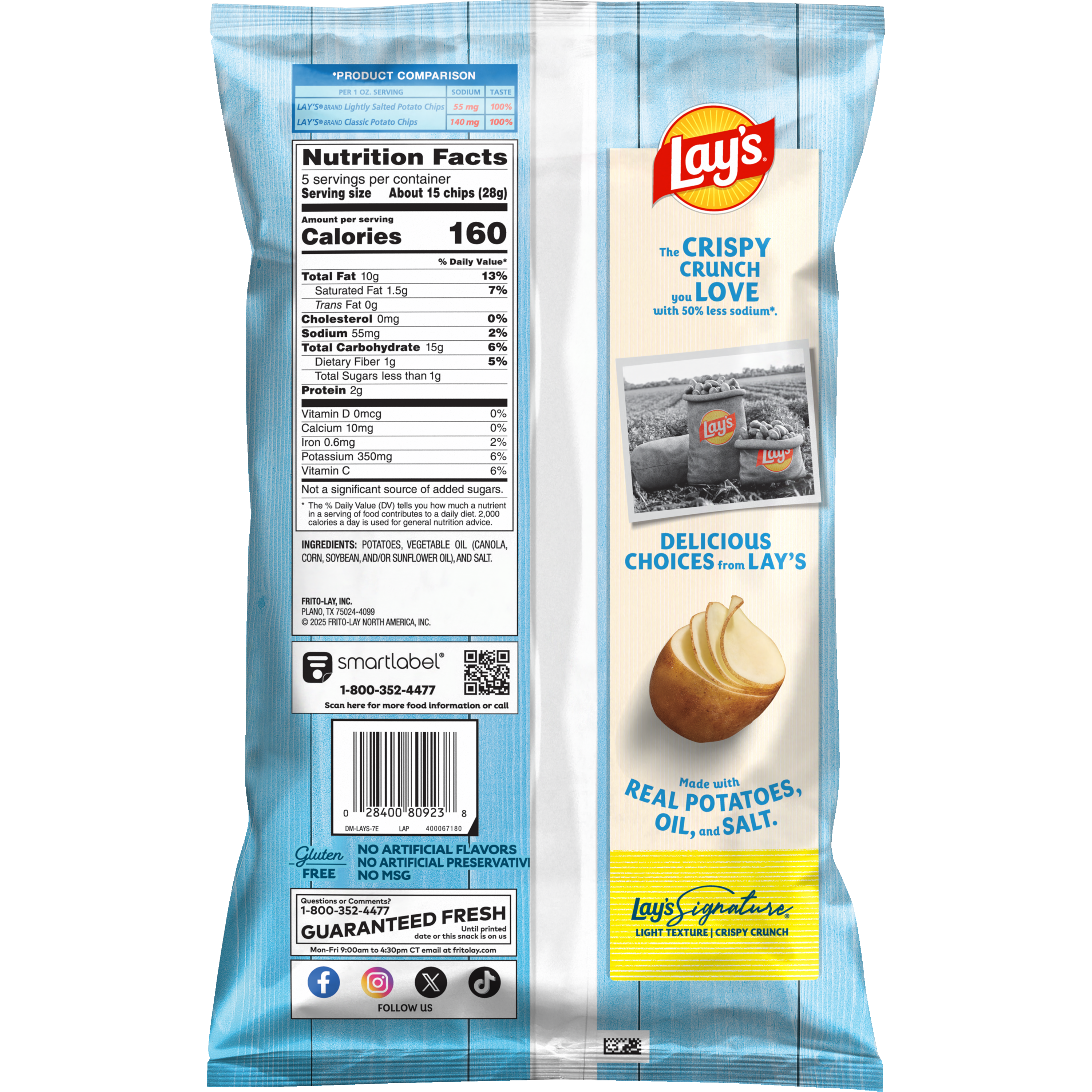 Lay's, Classic, Lightly Salted, Potato Chips thumbnail