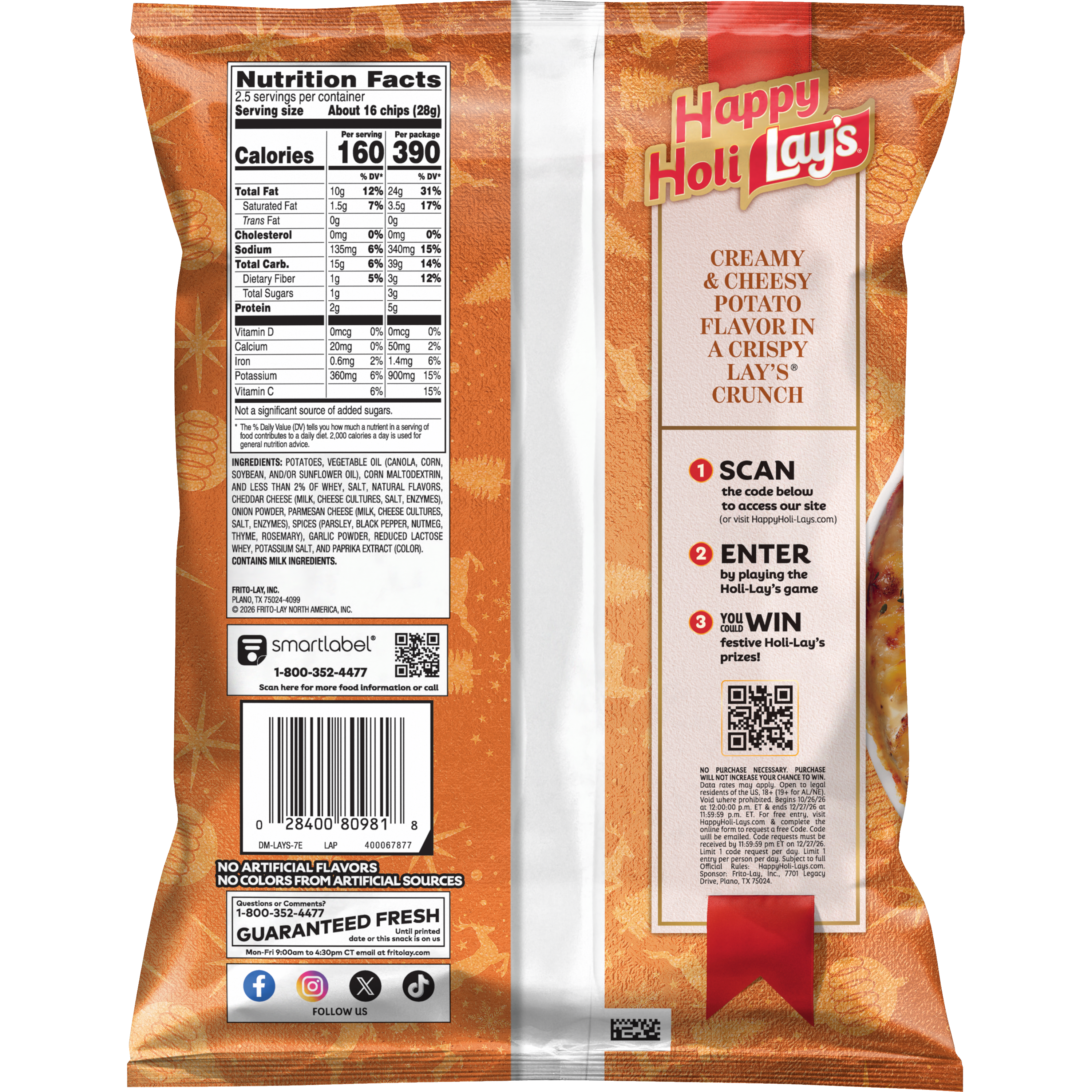 Lay's, Cheddar Scalloped Style Potatoes Flavored, Potato Chips thumbnail
