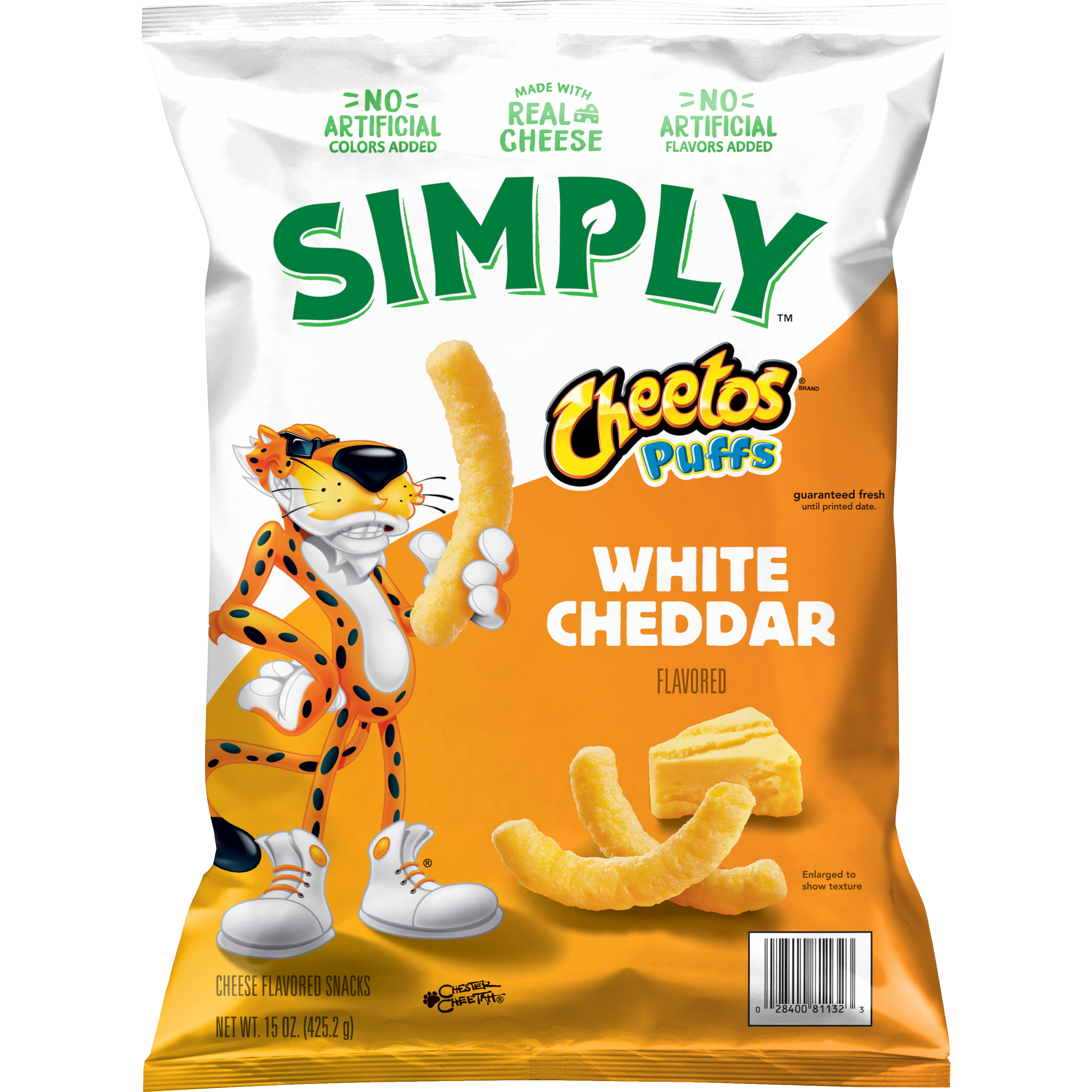 Cheetos, Simply, Puffs, White Cheddar, Cheese Flavored Snacks
