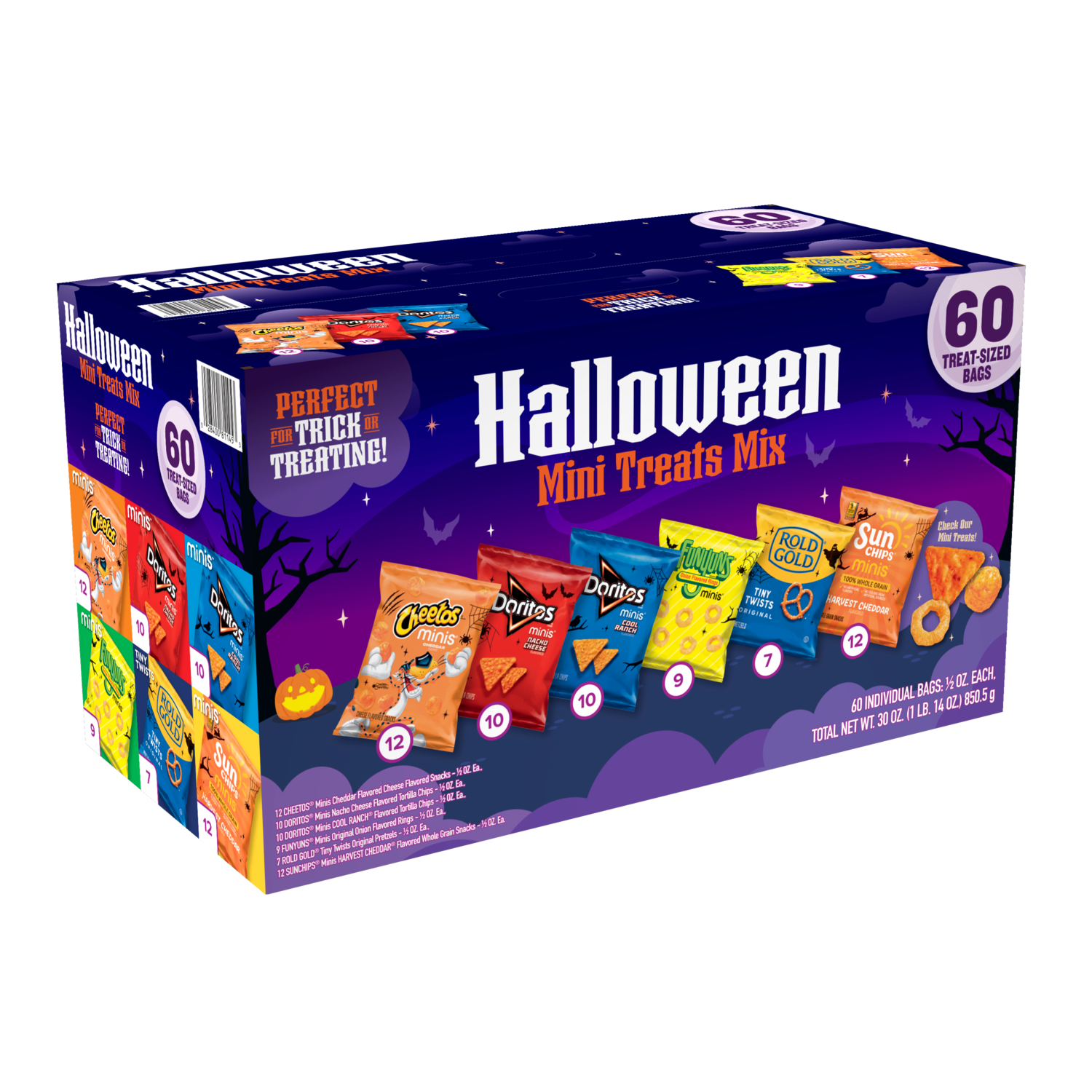 Frito-Lay, Halloween Mini Treat Mix, Variety Pack