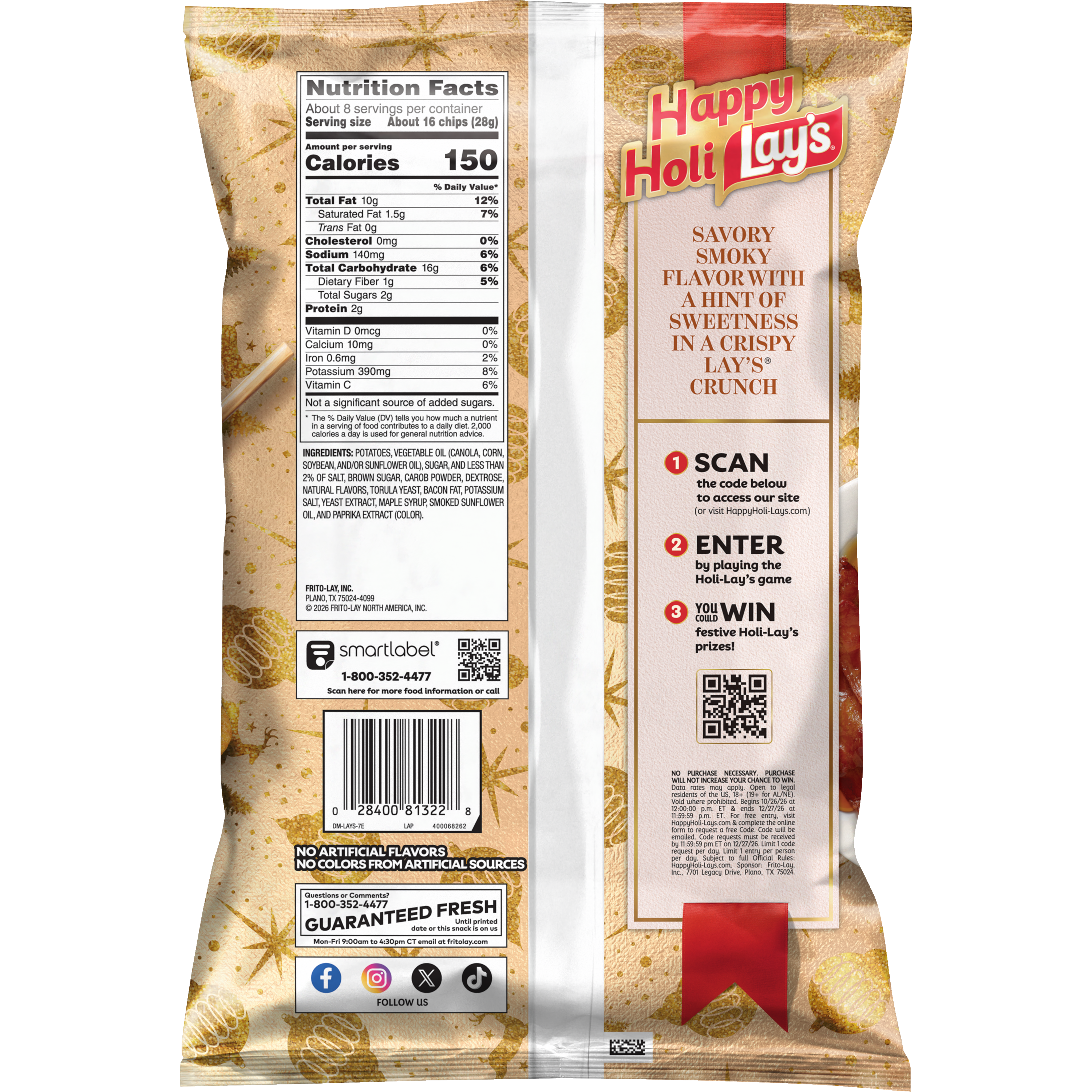 Lay's, Maple Bacon Flavored, Potato Chips thumbnail