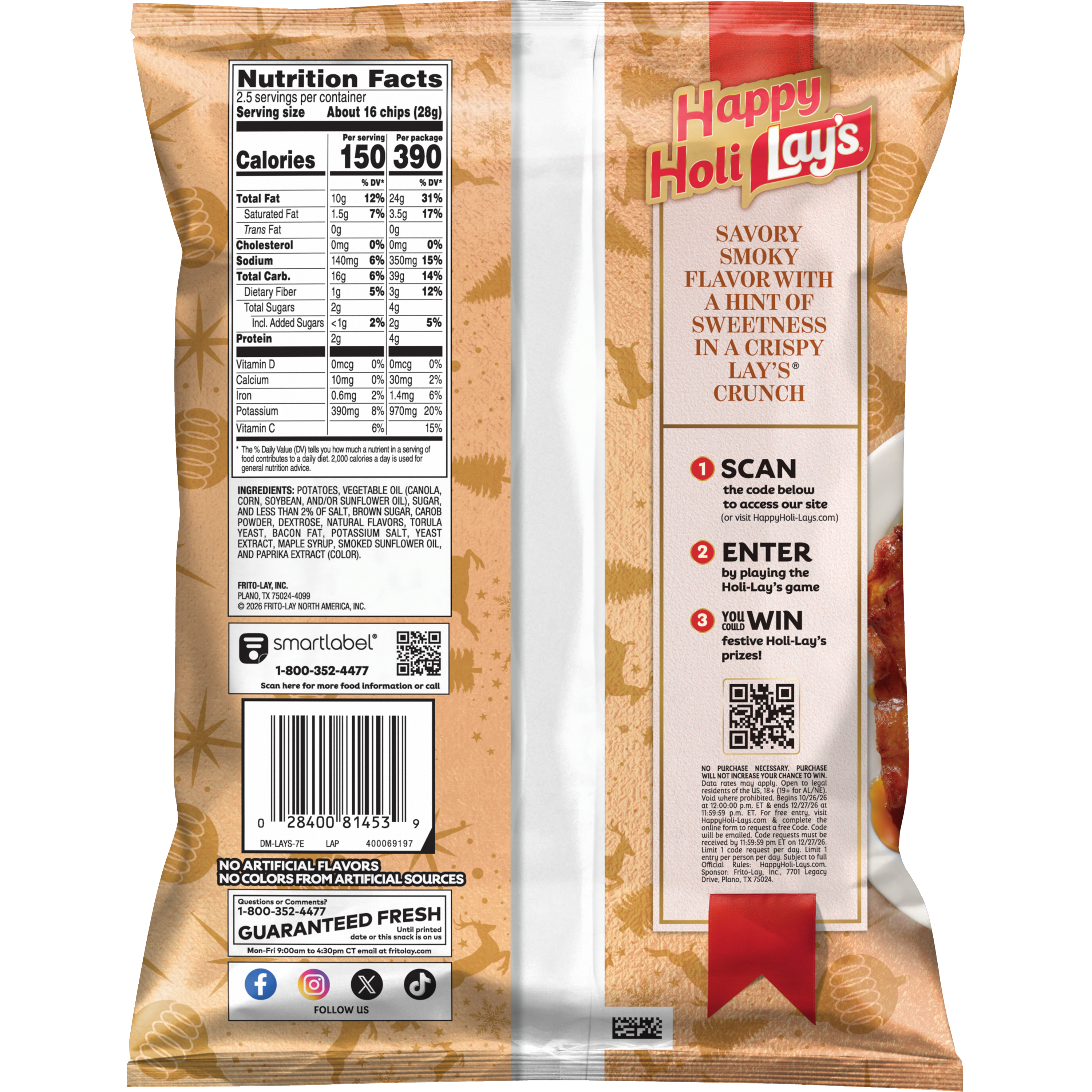 Lay's, Maple Bacon Flavored, Potato Chips thumbnail