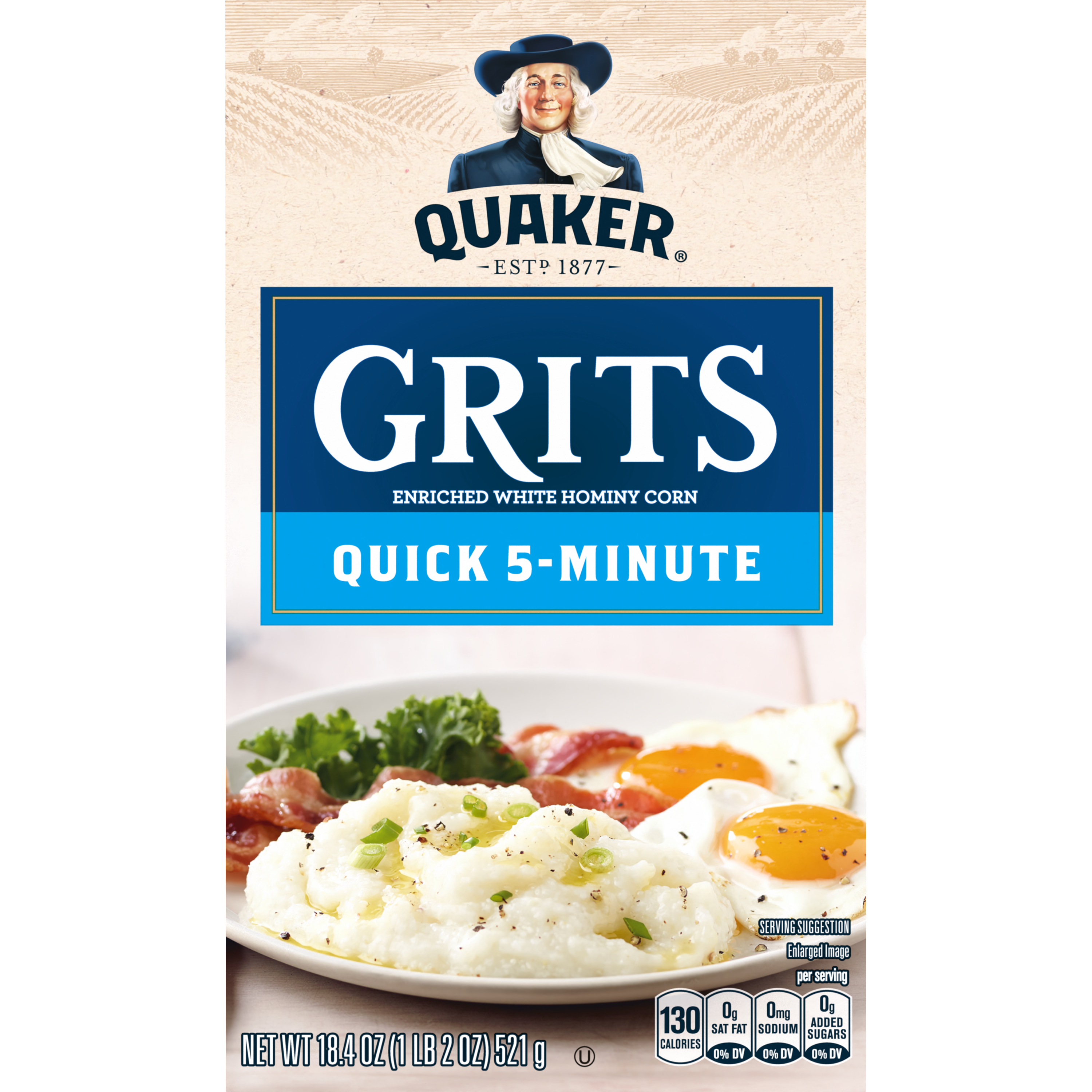 Quaker, Quick 5-Minute, Grits