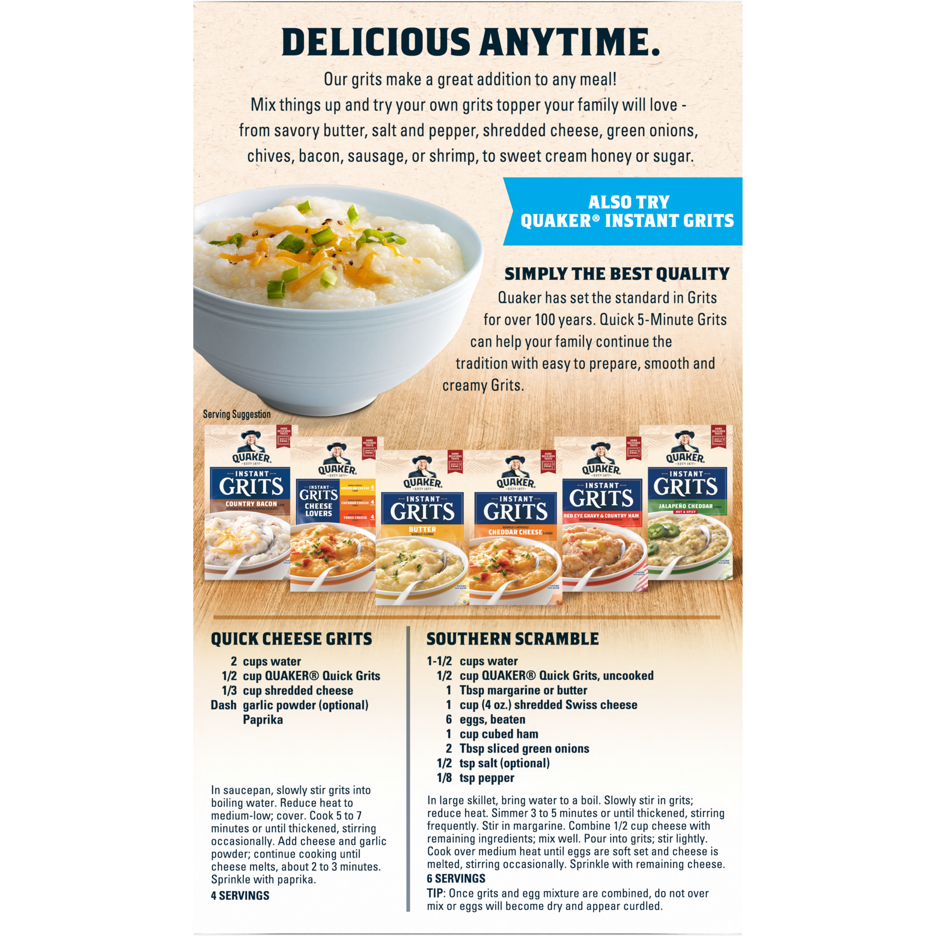 Quaker, Quick 5-Minute, Grits thumbnail