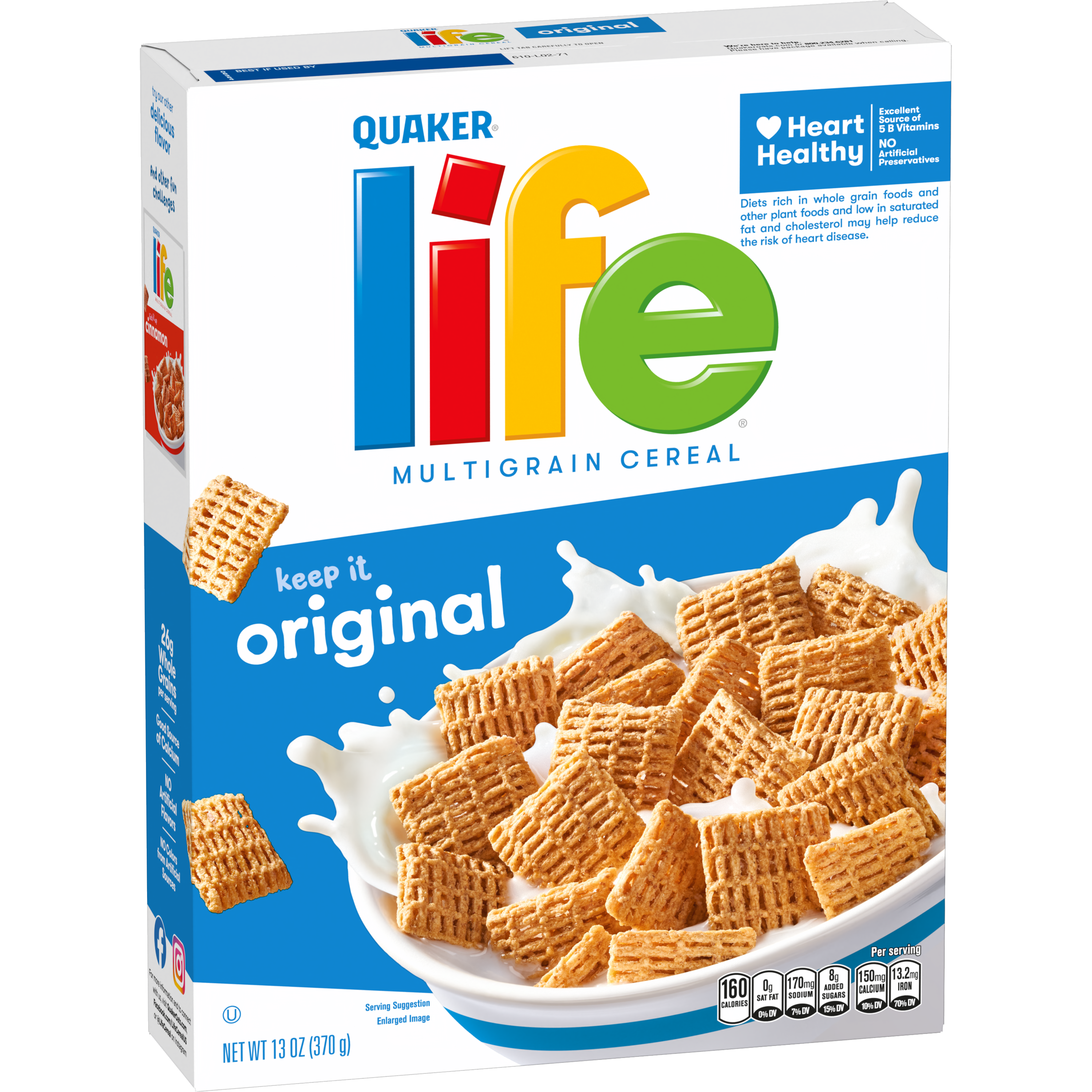 Quaker, Life, Original, Multigrain Cereal thumbnail