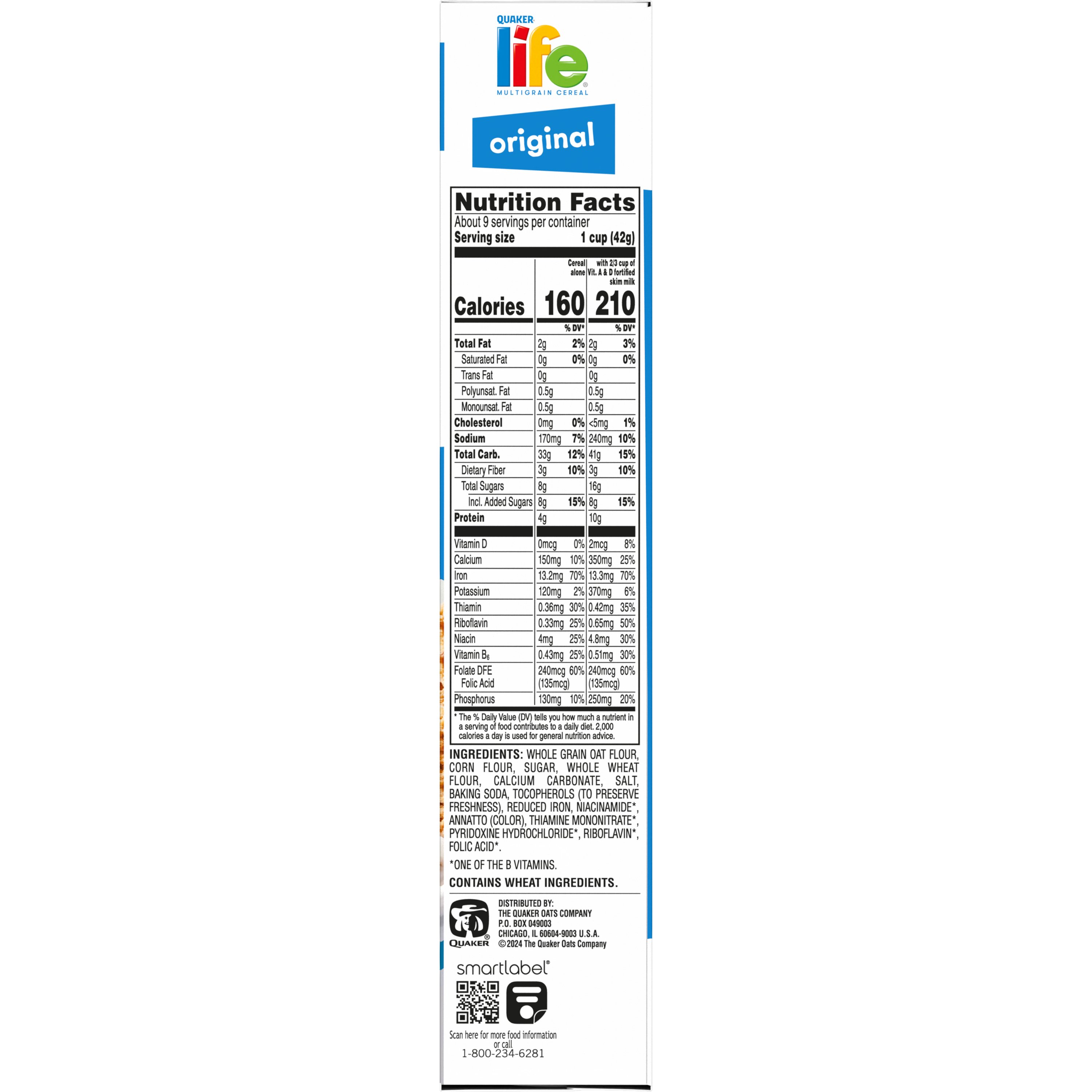 Quaker, Life, Original, Multigrain Cereal thumbnail