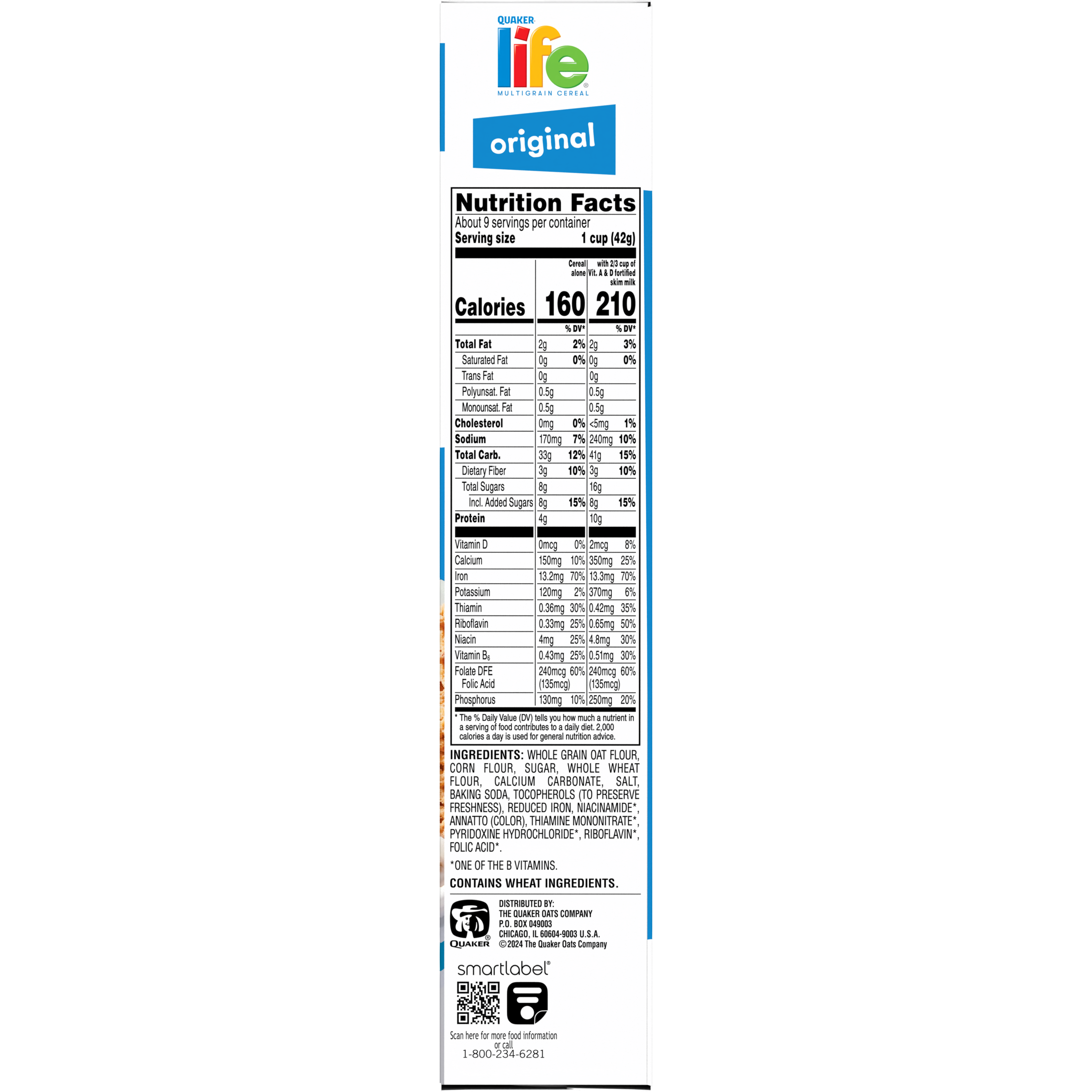 Quaker, Life, Original, Multigrain Cereal thumbnail
