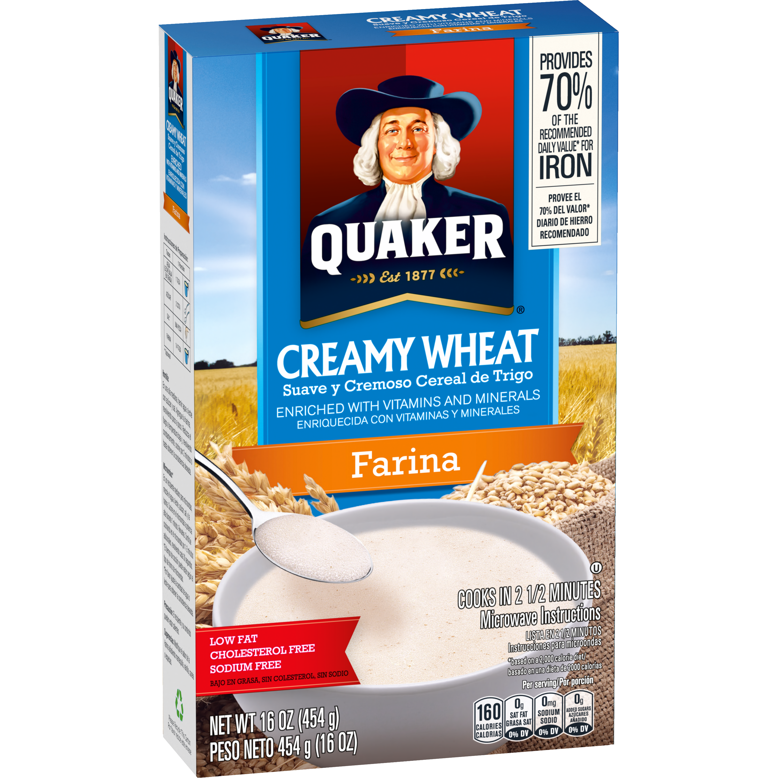 Quaker, Farina, Creamy Wheat thumbnail