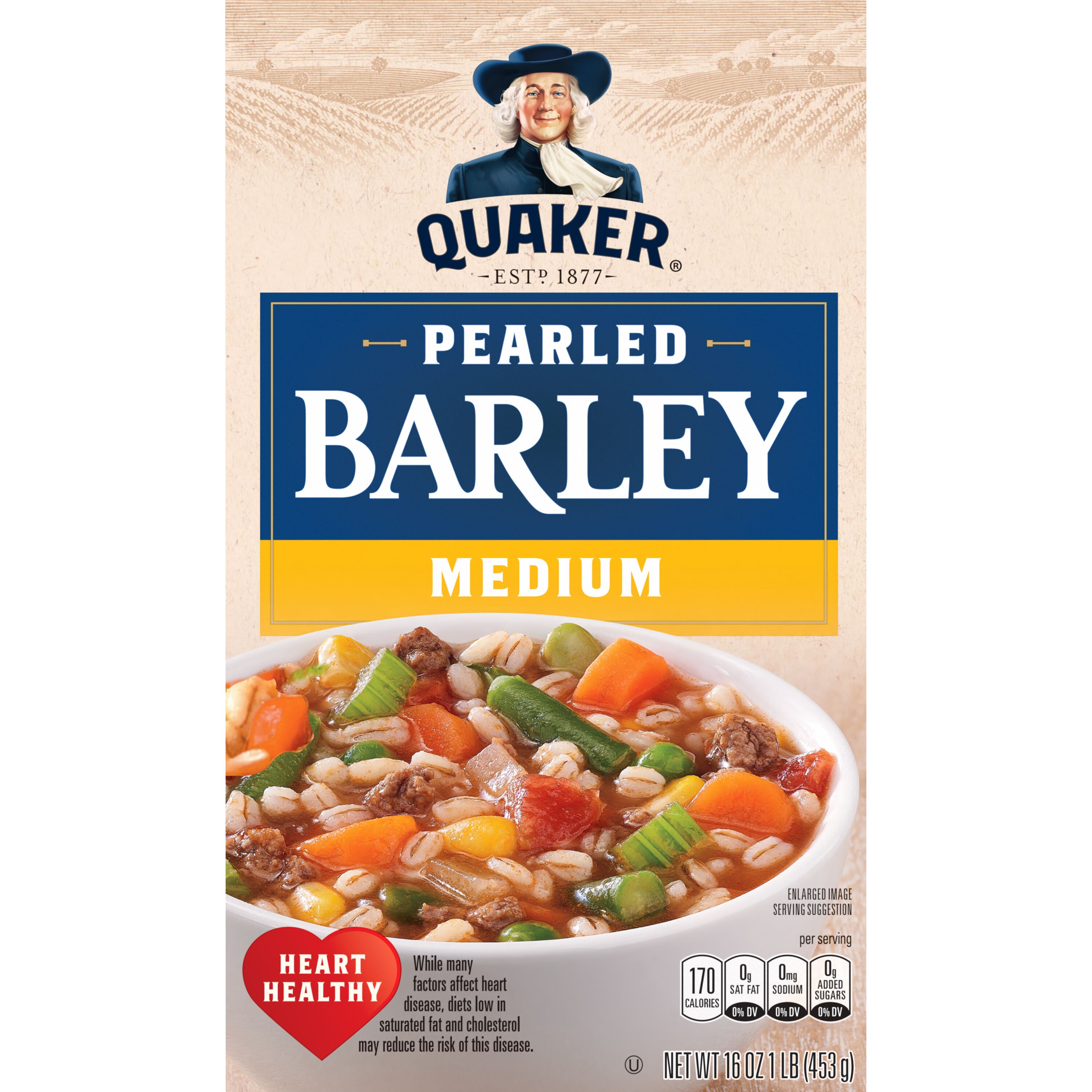 Quaker, Medium Pearled, Barley