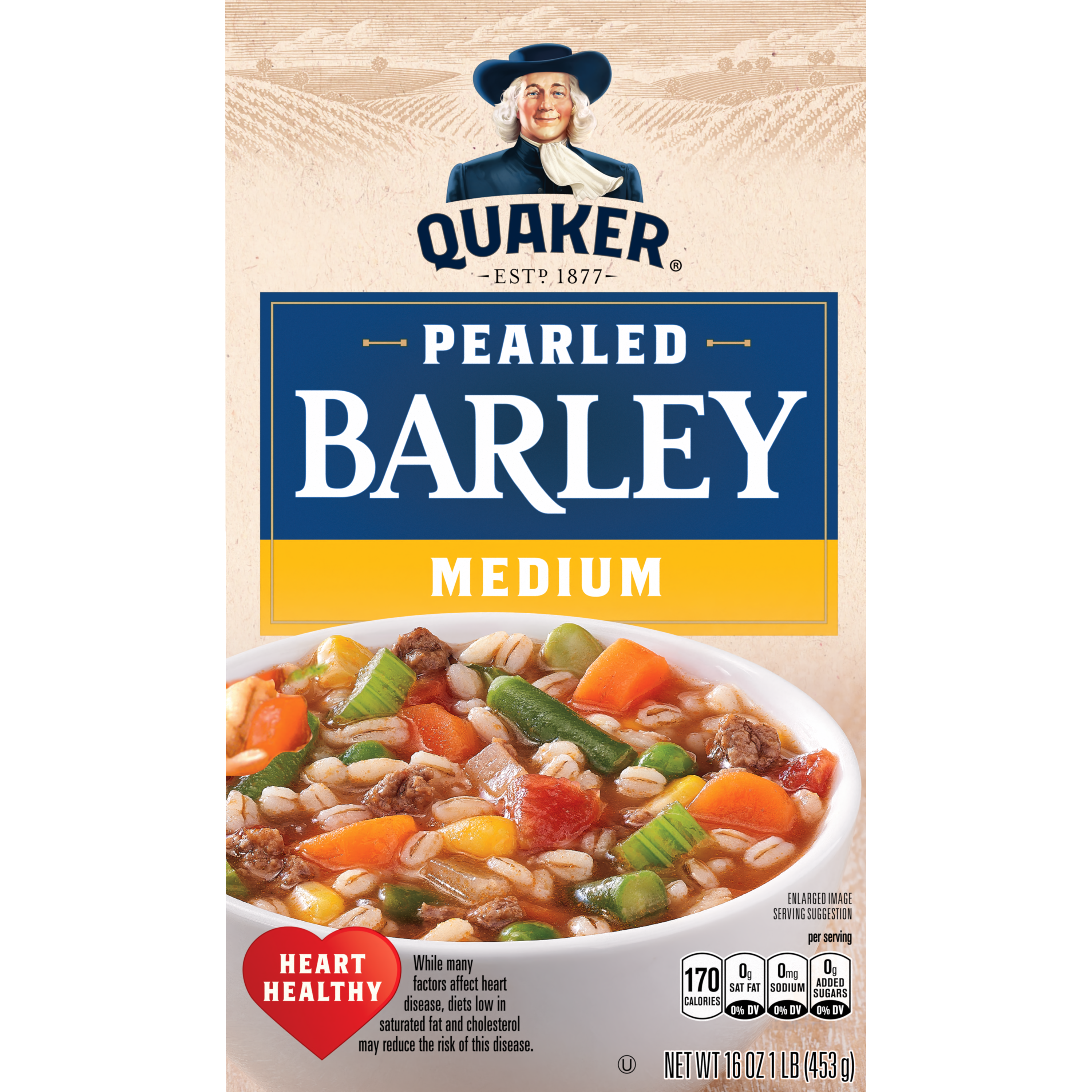 Quaker, Medium Pearled, Barley