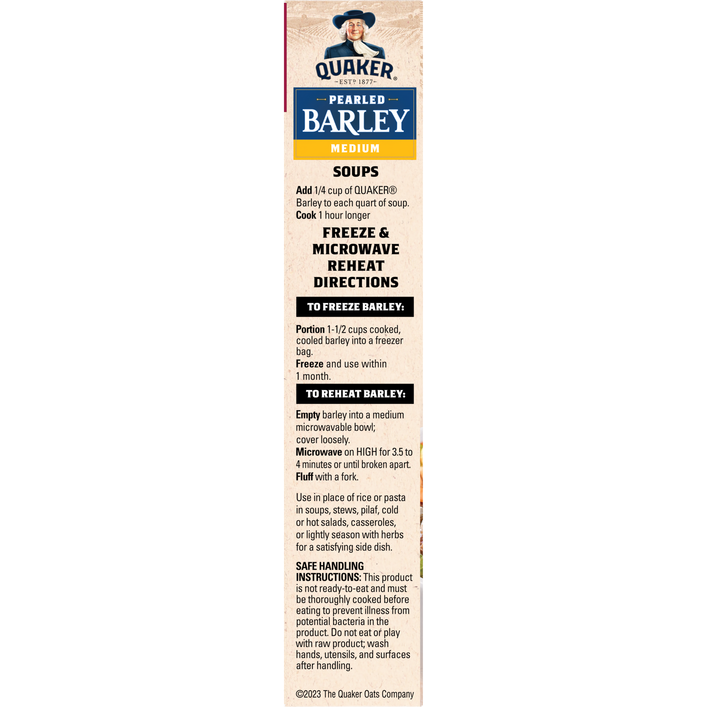 Quaker, Medium Pearled, Barley thumbnail
