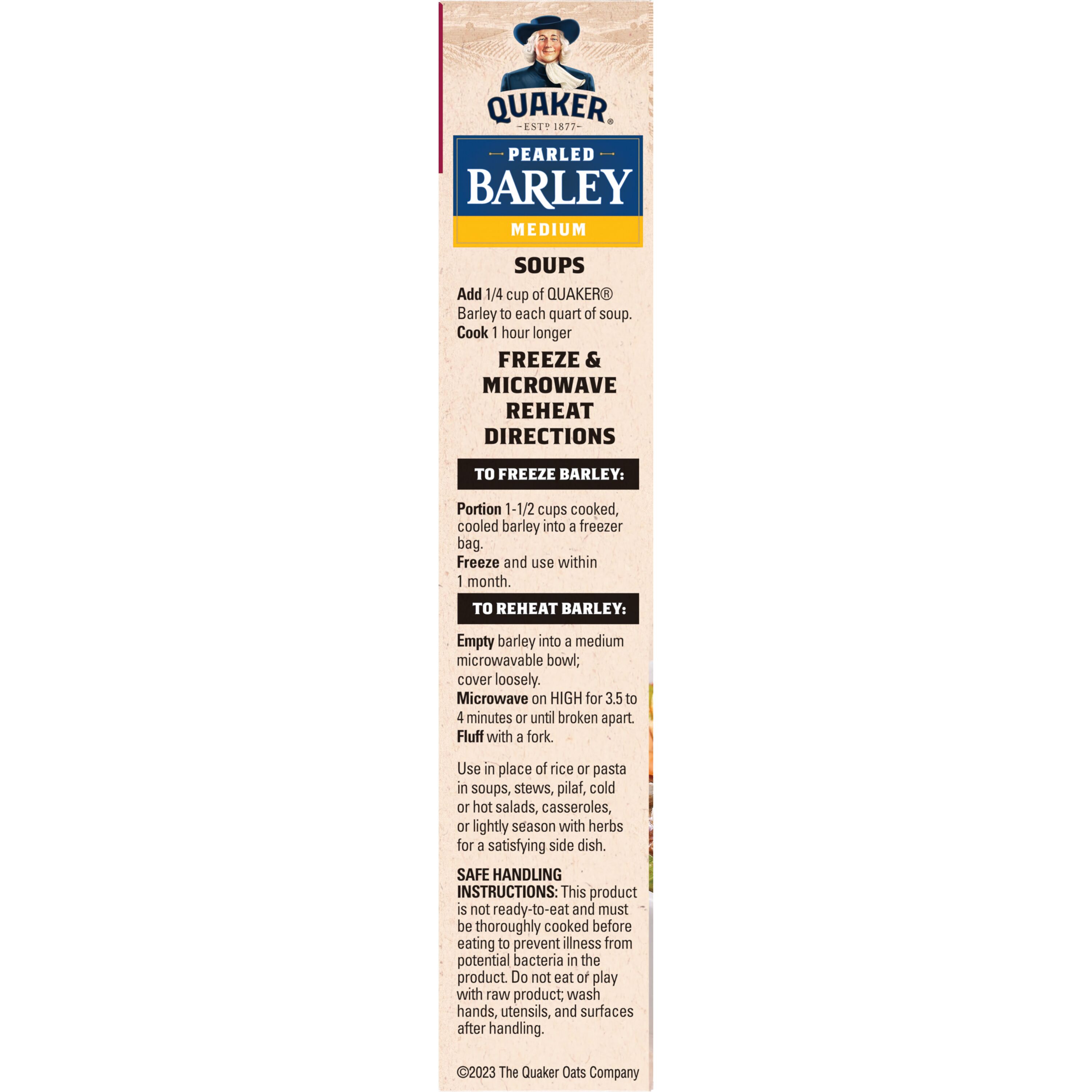 Quaker, Medium Pearled, Barley thumbnail